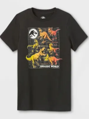 Jungen T-Shirt mit Grafikdruck, Schwarz