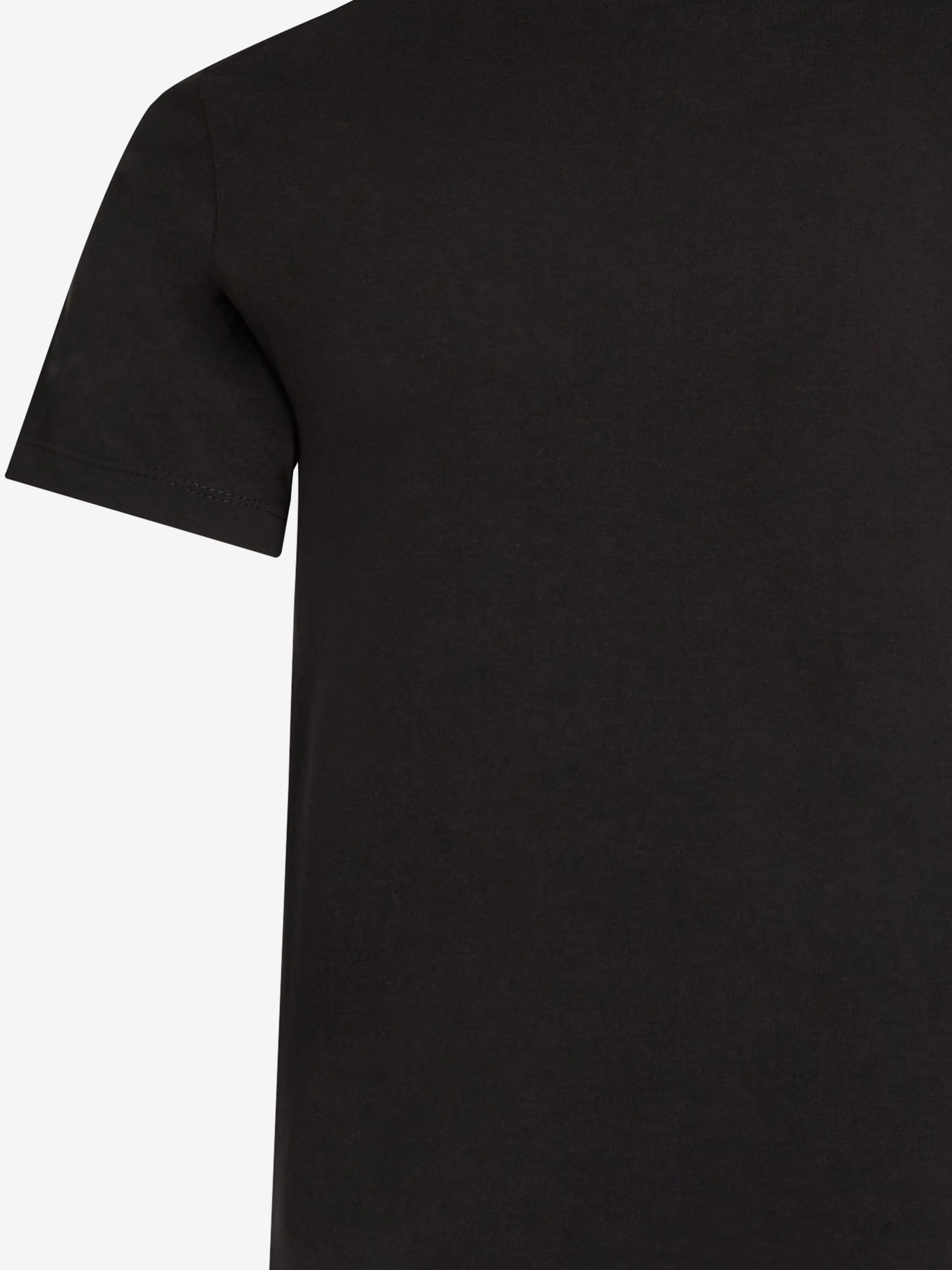 Kids Chest Monologo T-Shirt in Schwarz