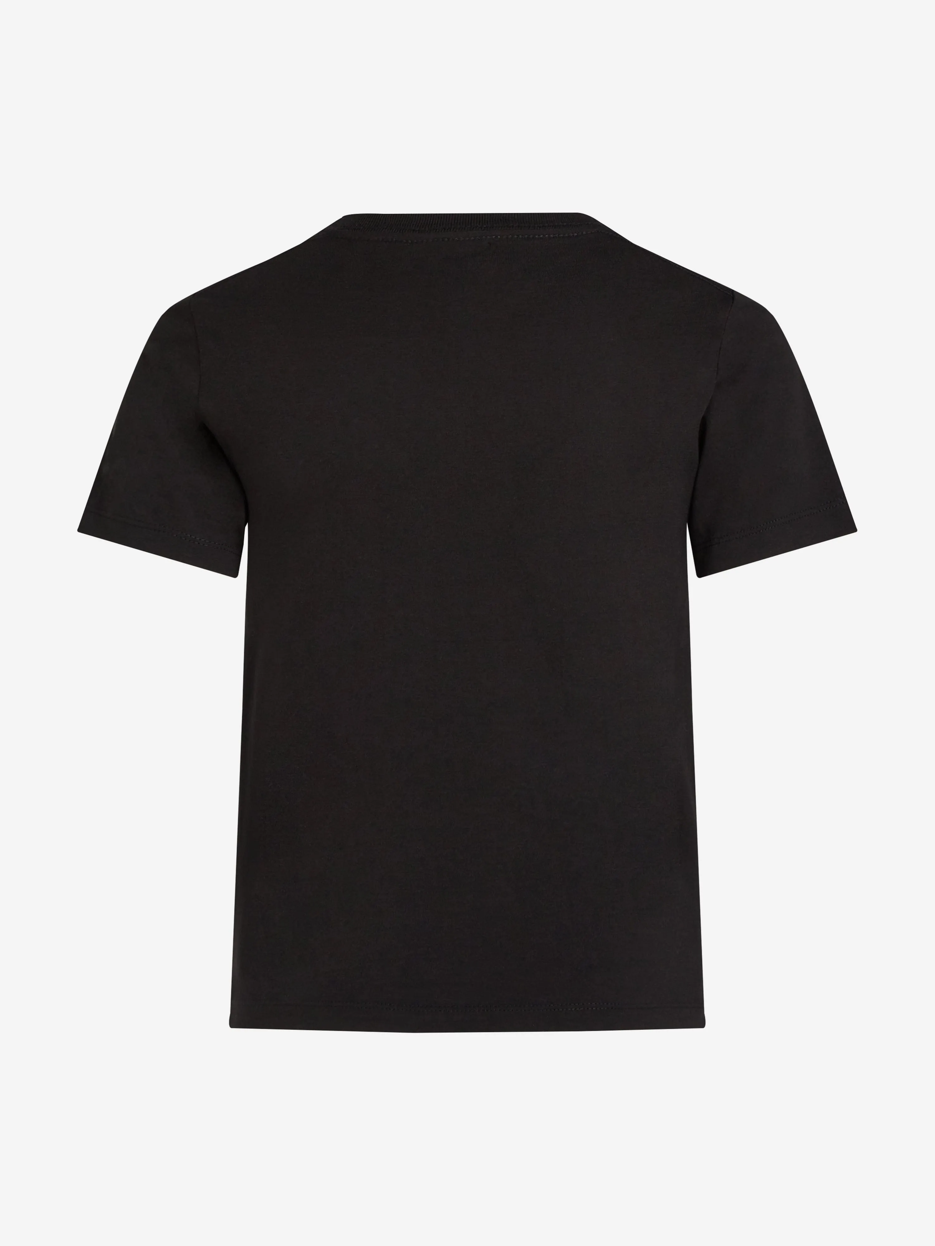 Kids Chest Monologo T-Shirt in Schwarz