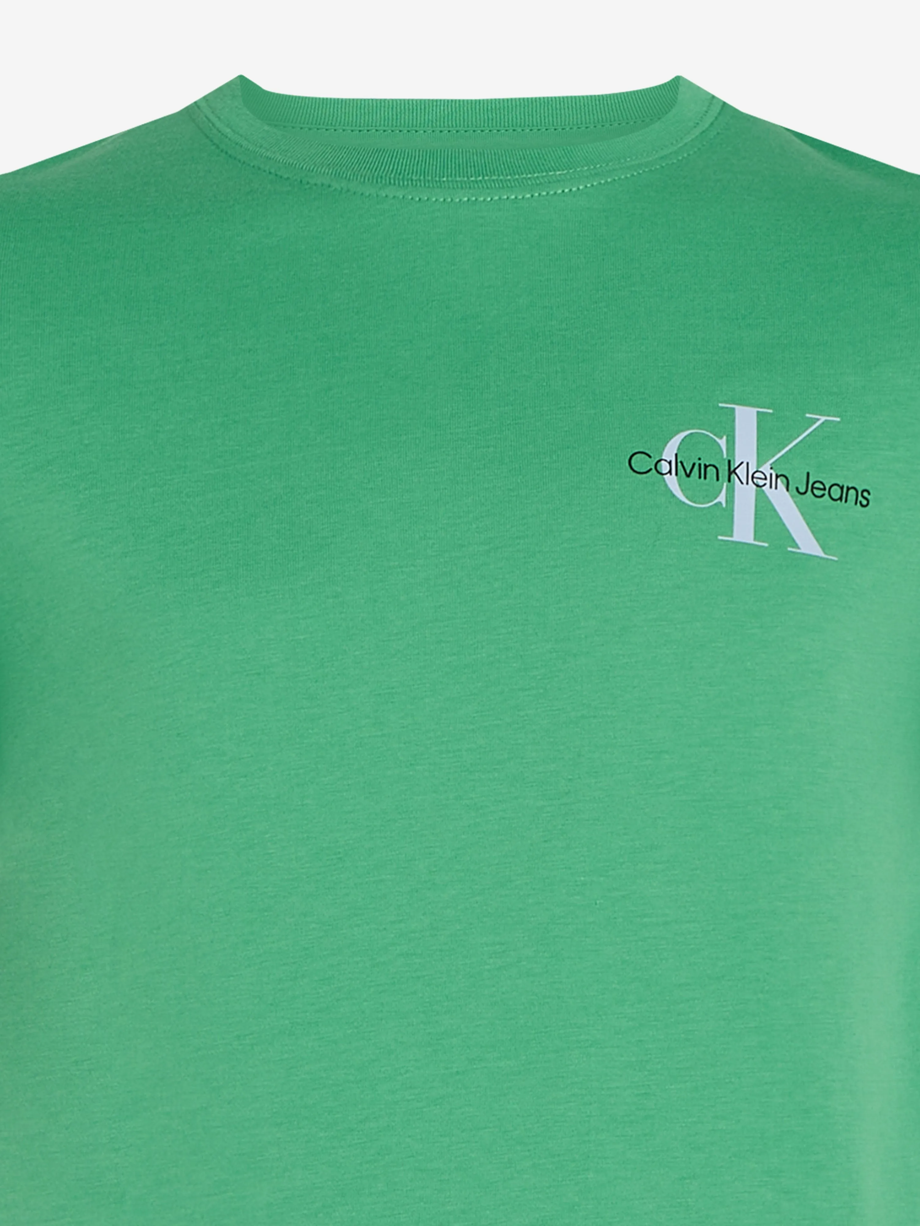 Kinder Brust Monologo T-Shirt in Grün
