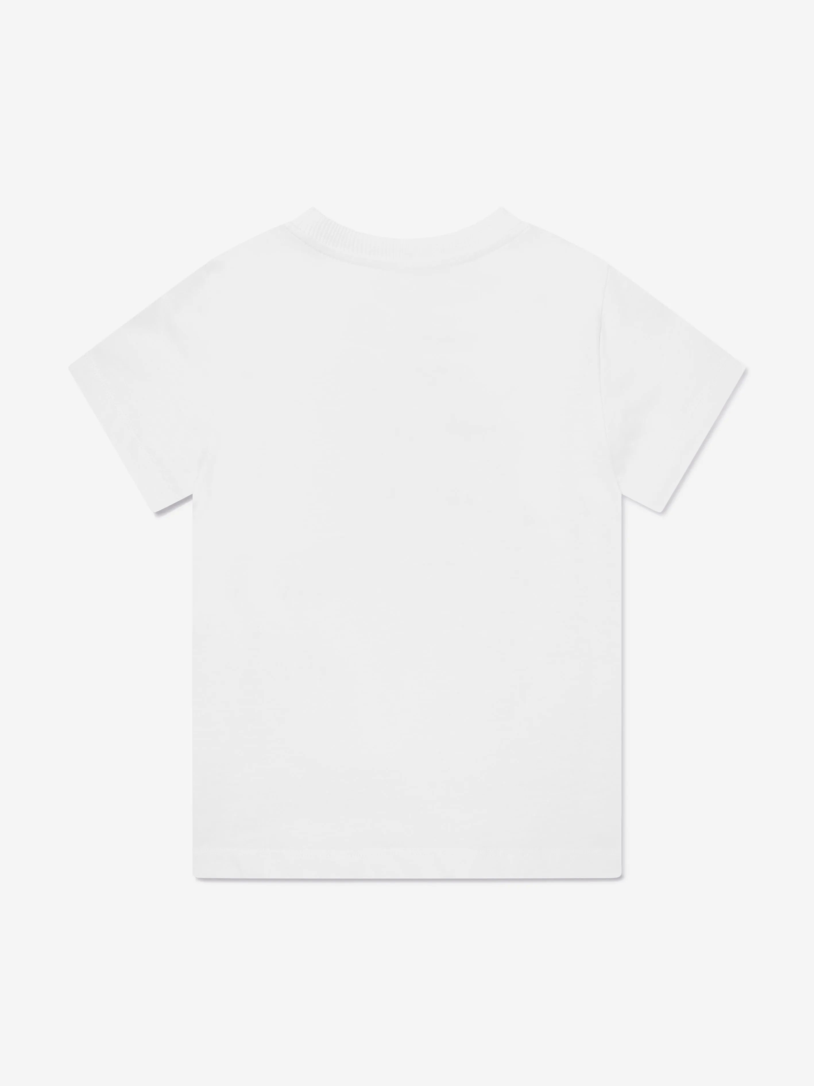 Kinder-T-Shirt mit Trommelbär-Motiv in Weiß