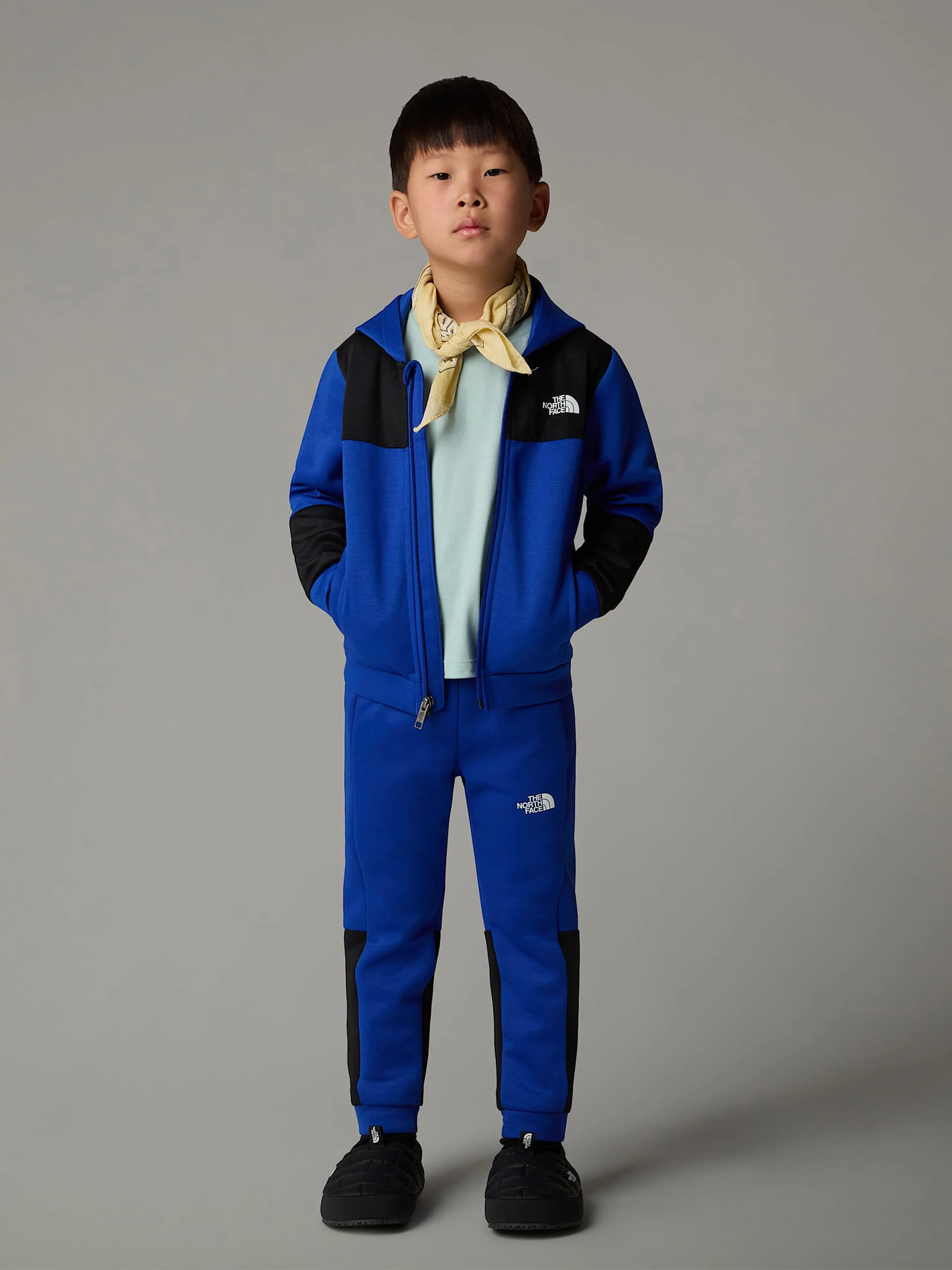 Kinder Leichter Full-Zip Trainingsanzug in Blau