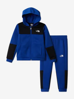 Kinder Leichter Full-Zip Trainingsanzug in Blau