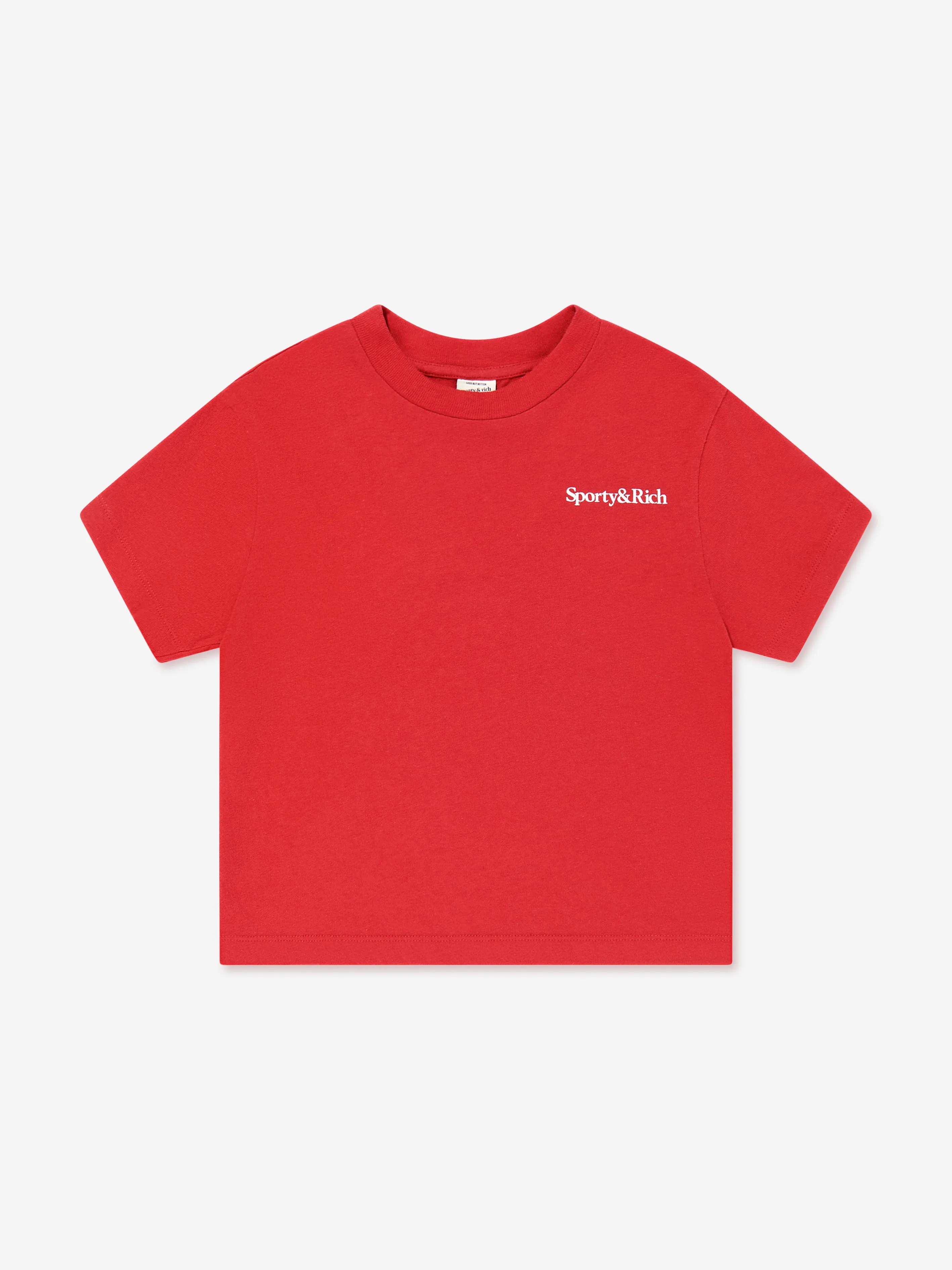 Kinder Essen Mehr Gemüse T-Shirt in Rot