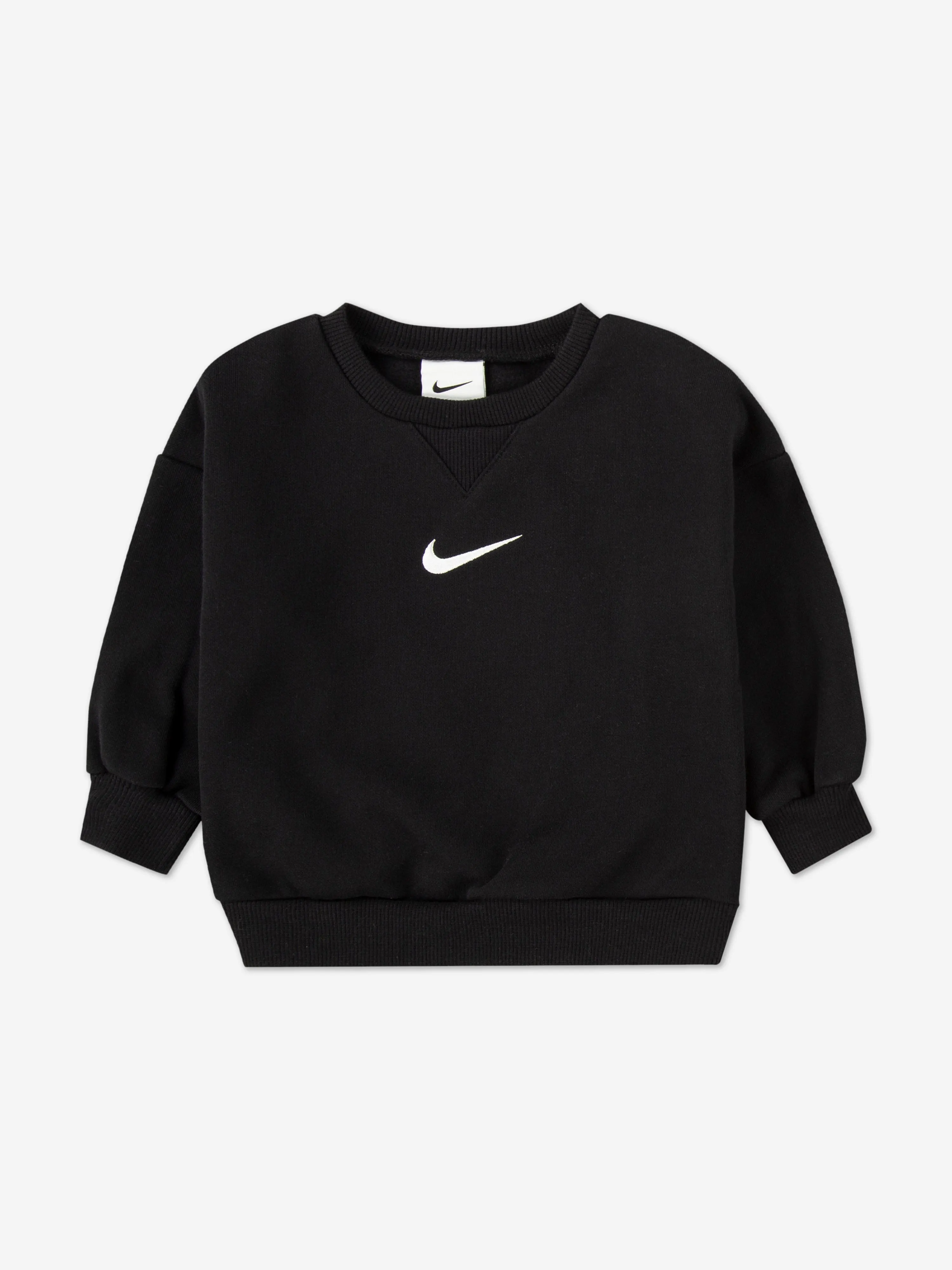 Kinder Essential Fleece Trainingsanzug in Schwarz