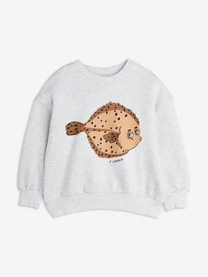 Kinder Flundra Sweatshirt in Grau