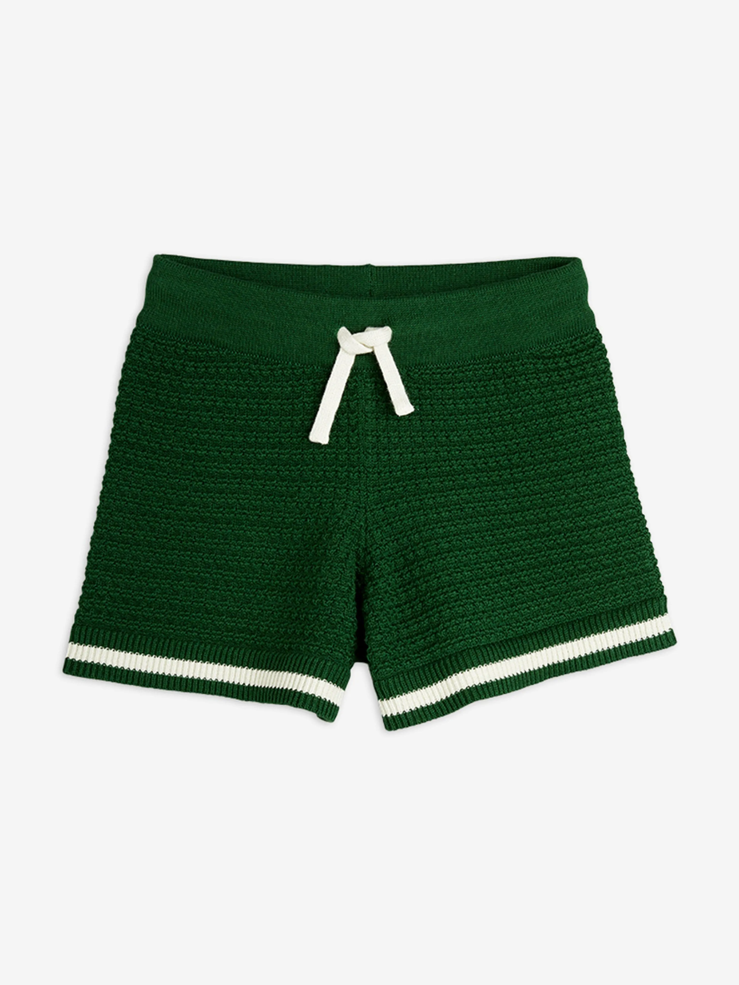 Kinder Eidechsen-Patch Häkel-Strick-Shorts in Grün