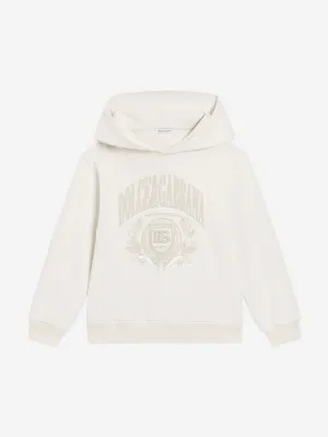 Kids Logo Kapuzenpullover in Elfenbein