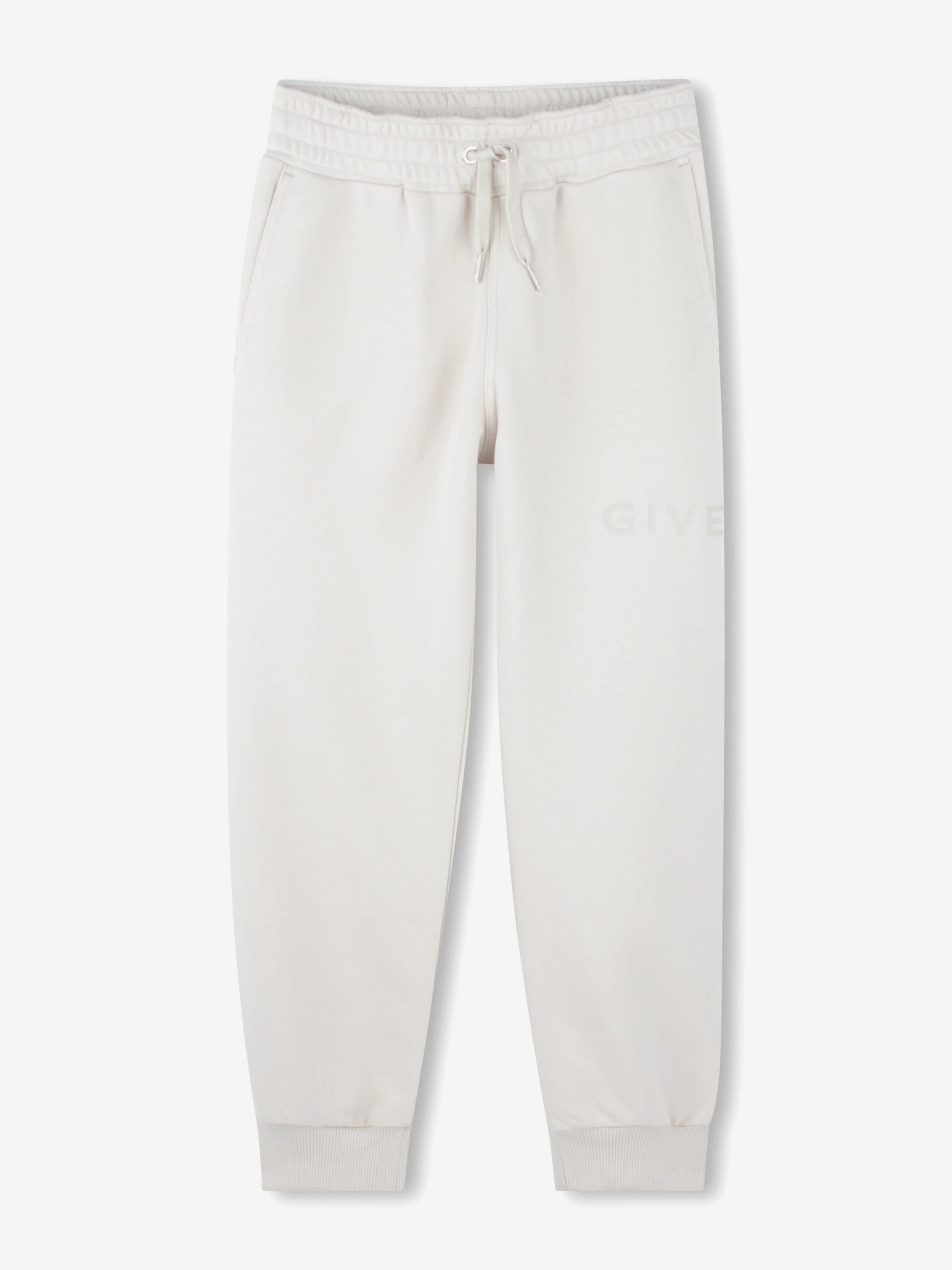 Jogginghose für Kinder mit Logo-Print in Beige
