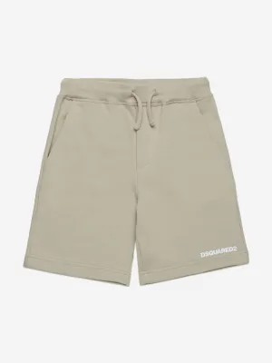 Kinder Logo Shorts in Beige