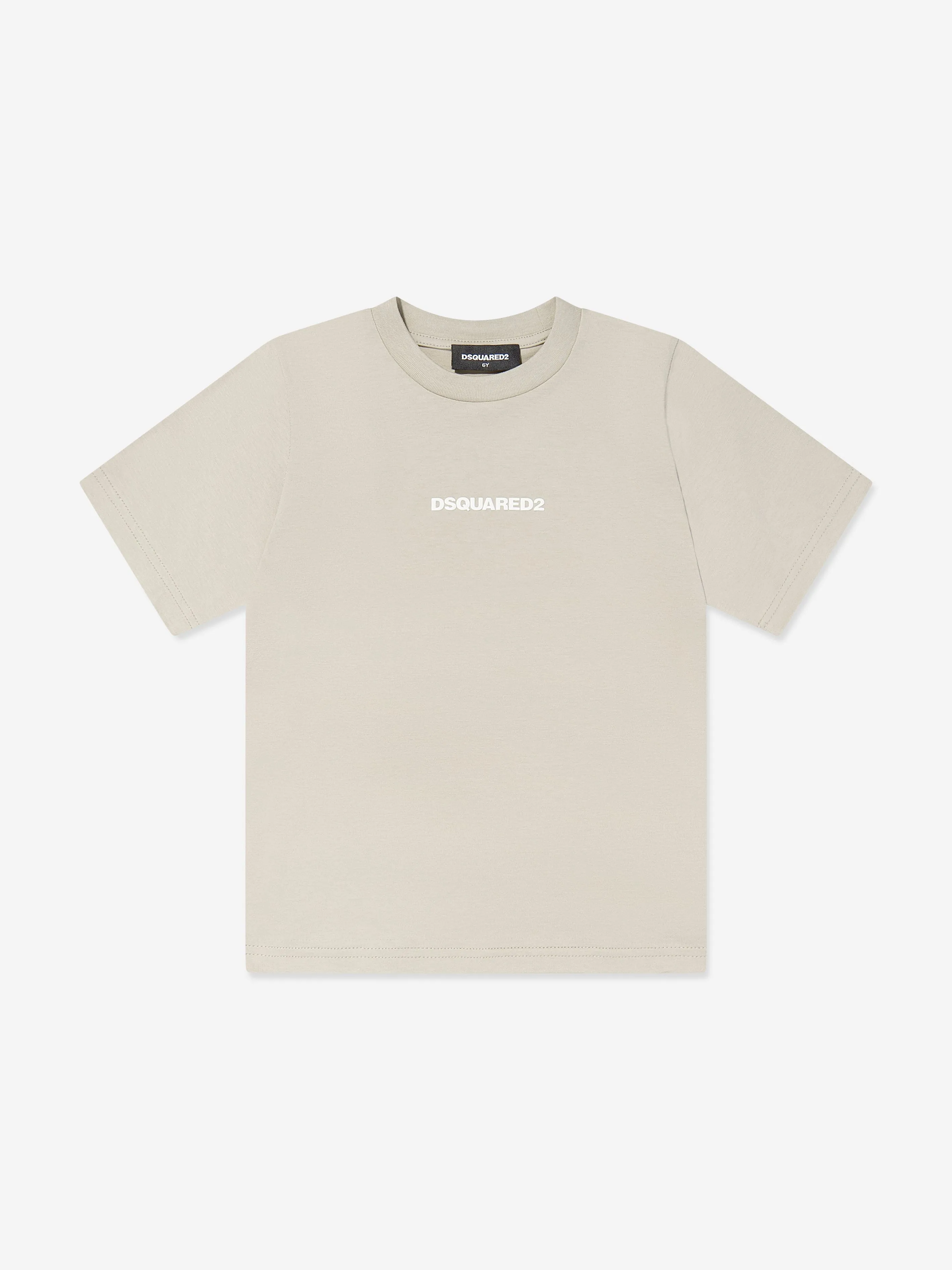 Kinder Logo T-Shirt in Beige