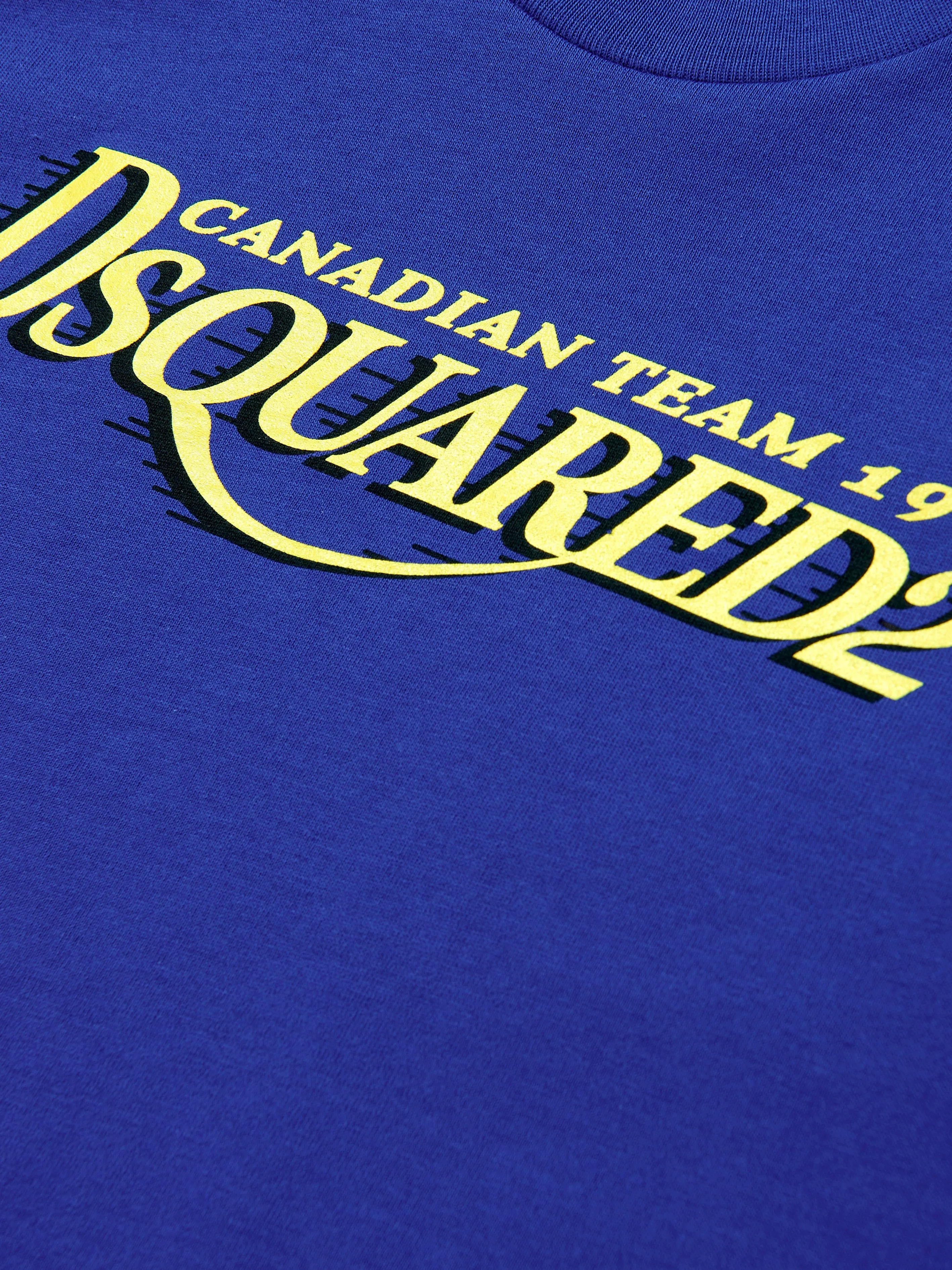 Blaues Logo-T-Shirt für Kinder