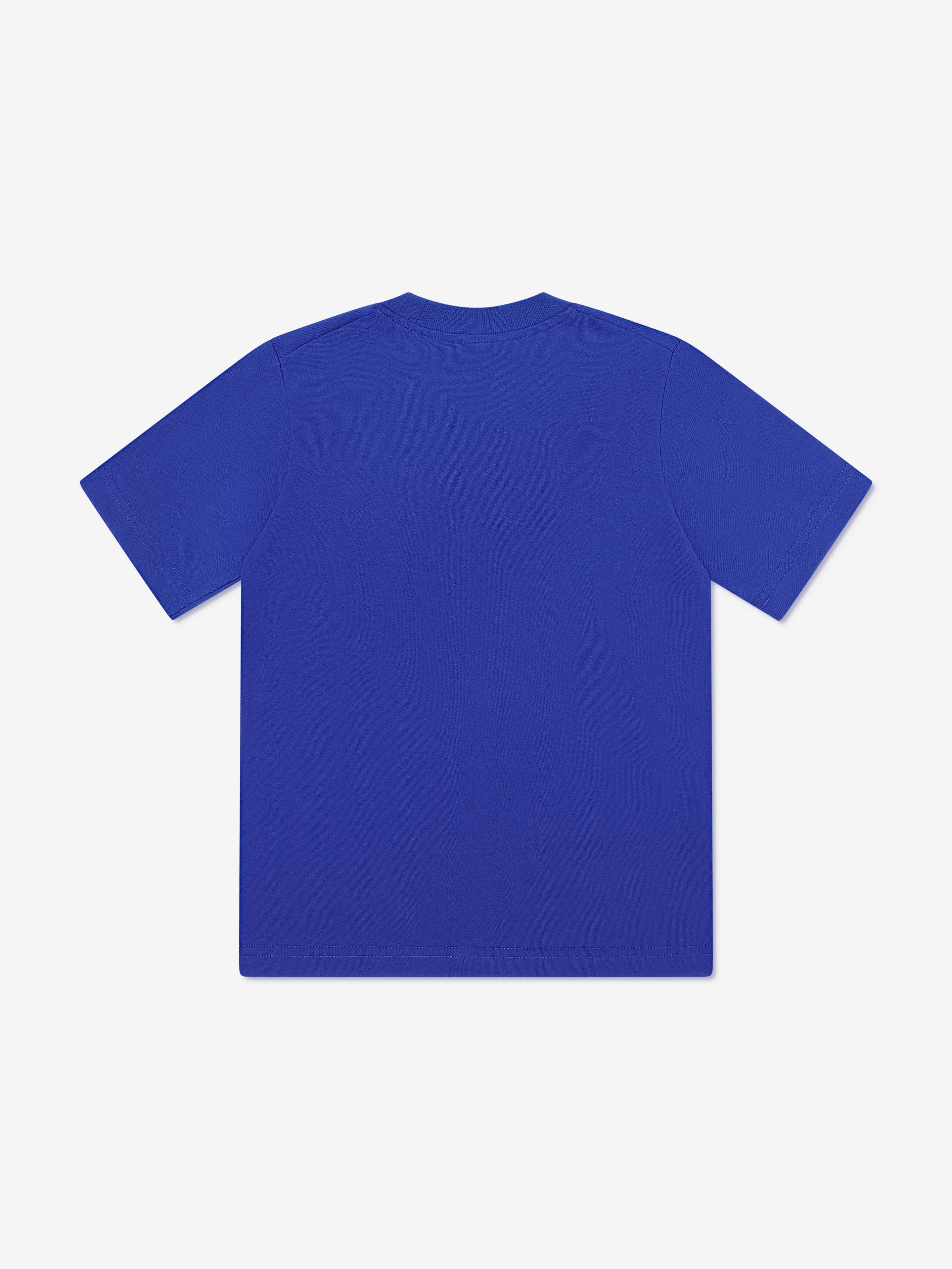 Blaues Logo-T-Shirt für Kinder