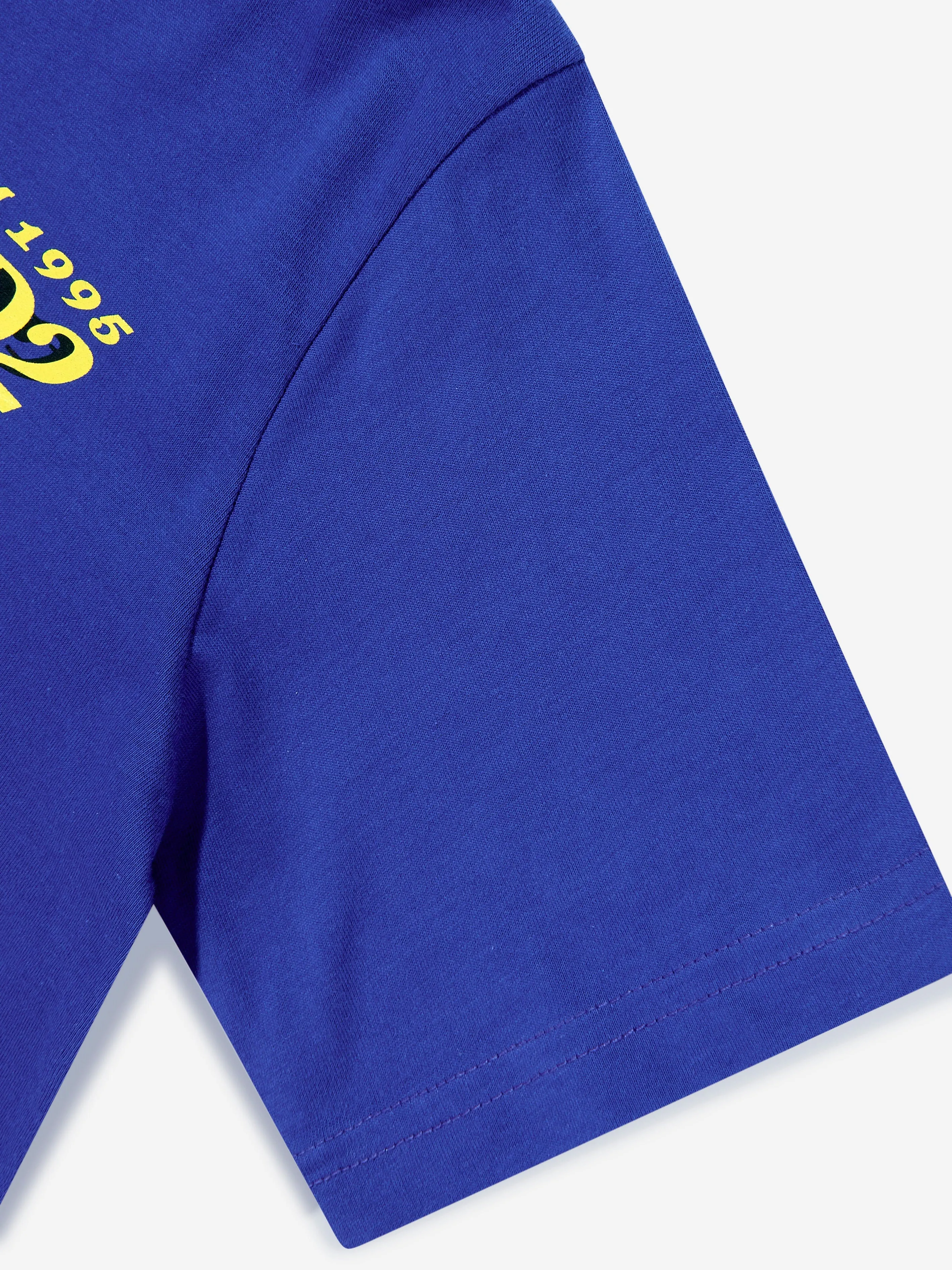 Blaues Logo-T-Shirt für Kinder