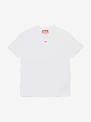 Kinder Logo T-Shirt in Weiß