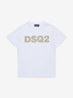 Kinder Logo T-Shirt in Weiß