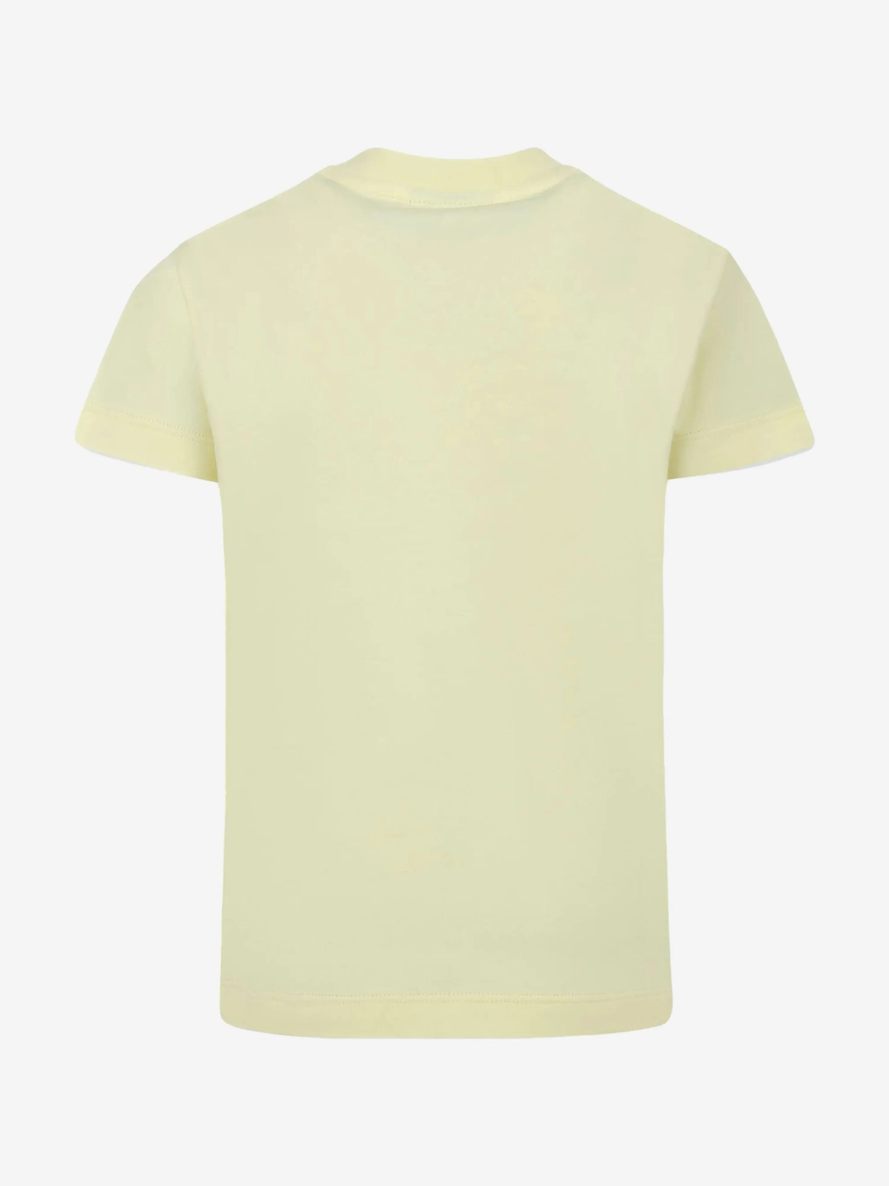 Kinder Logo T-Shirt in Gelb