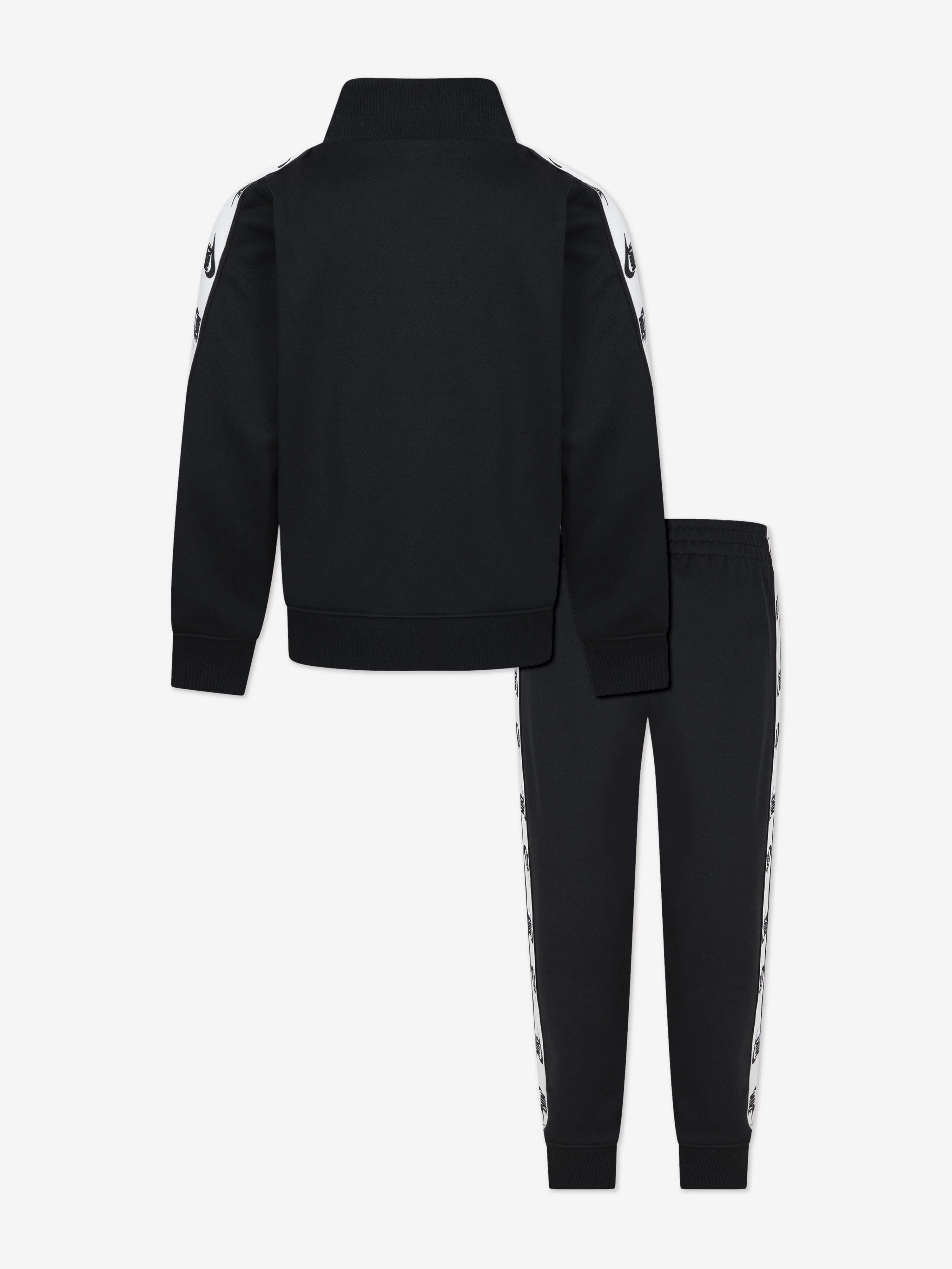 Kids Logo Tape Tracksuit in Schwarz
