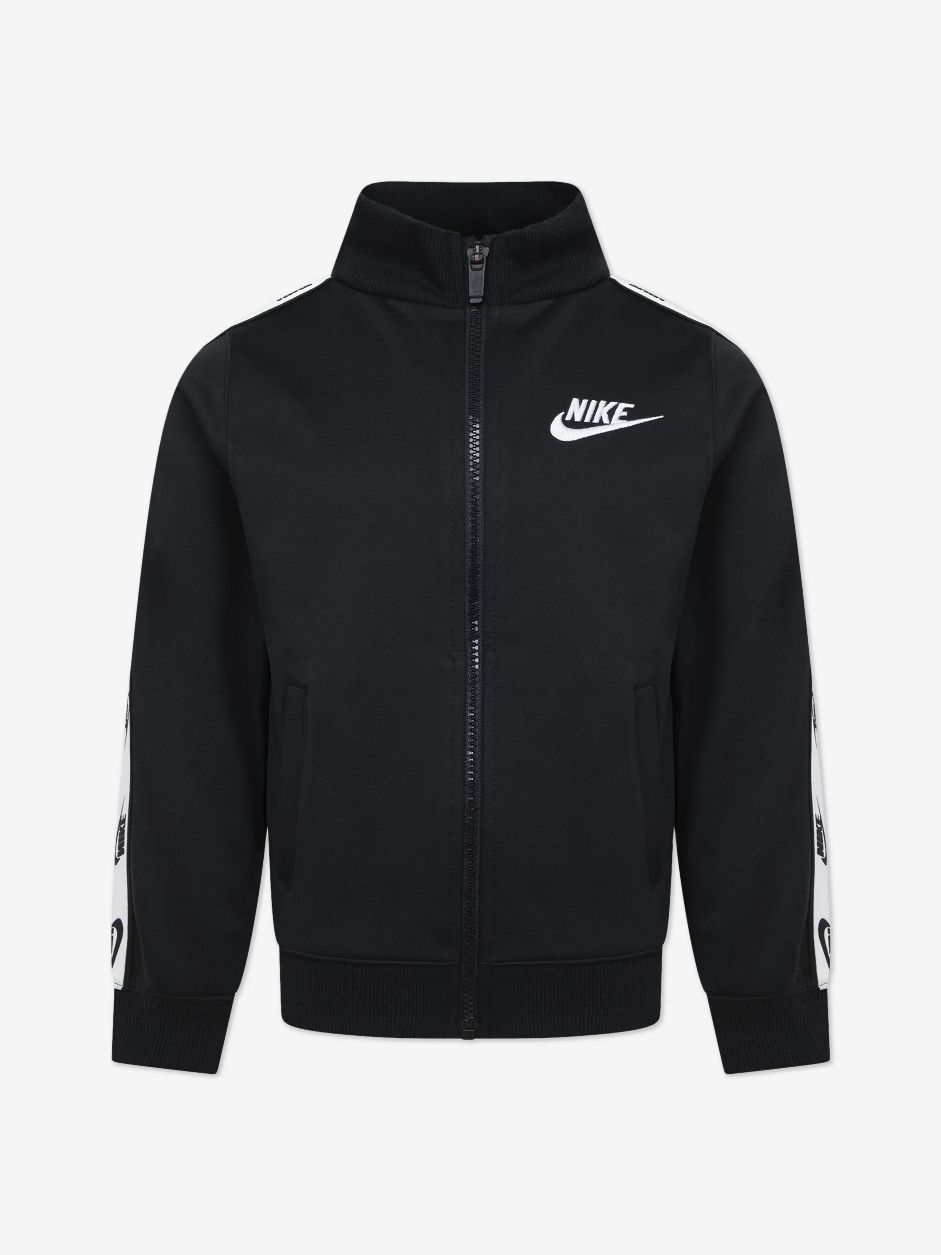 Kids Logo Tape Tracksuit in Schwarz