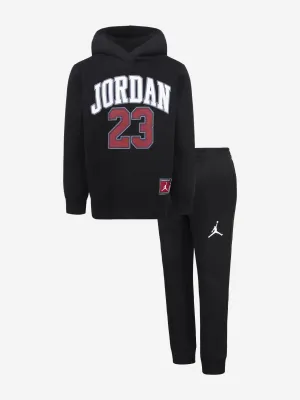 Kinder Logo Tracksuit in Schwarz