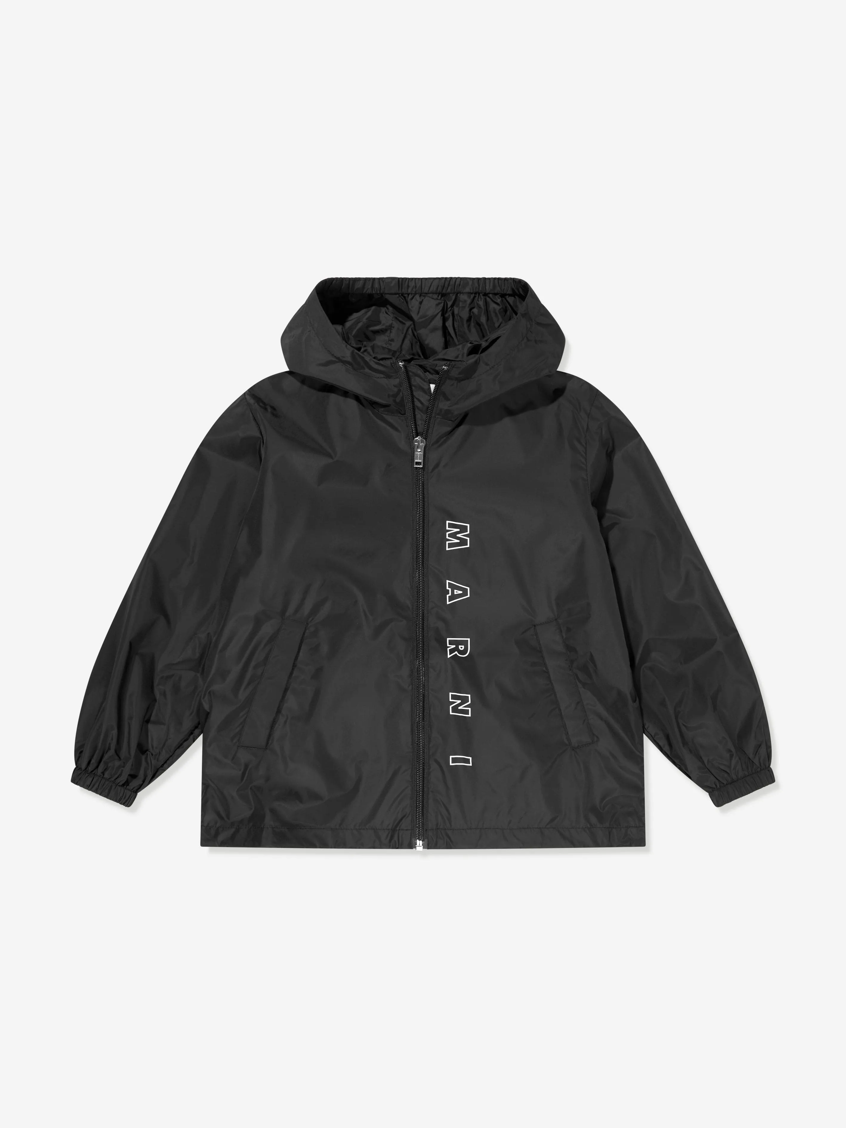 Kinder Logo Reißverschlussjacke in Schwarz