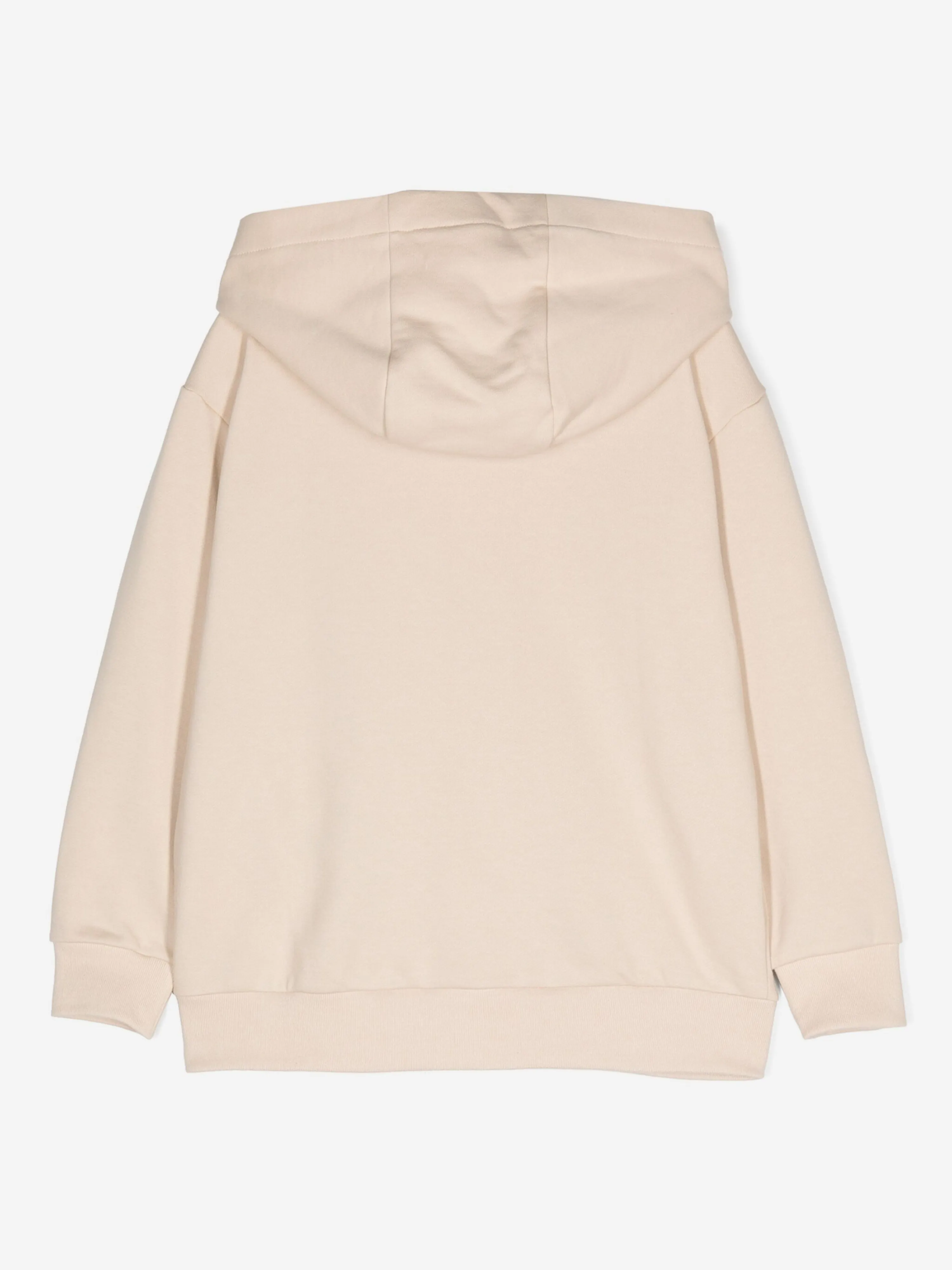 Kinder Logo Reißverschluss-Pullover in Beige