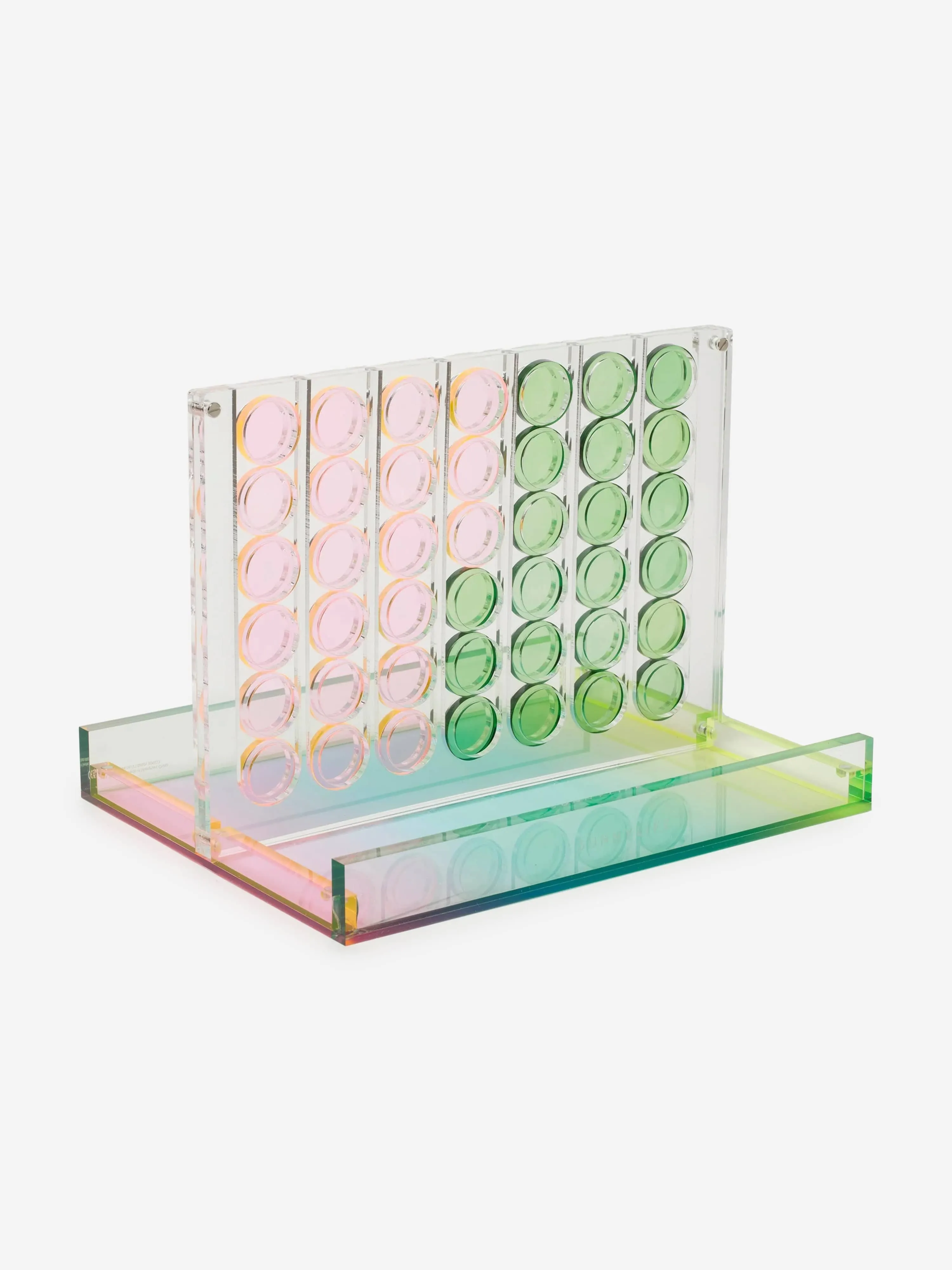 Kinder Lucite 4 in einer Reihe Ombré in Mehrfarben (29cm)