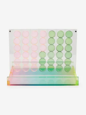 Kinder Lucite 4 in einer Reihe Ombré in Mehrfarben (29cm)