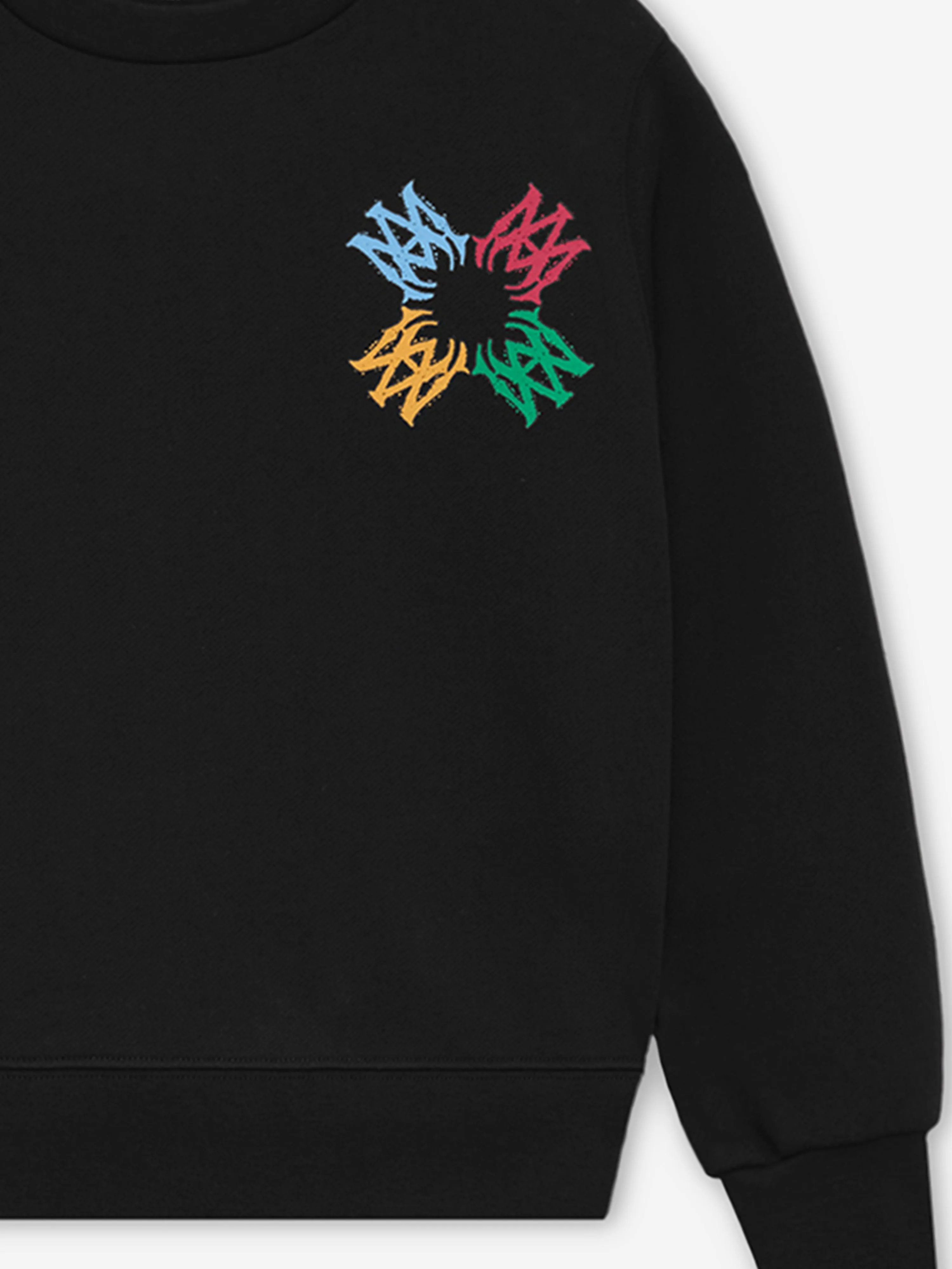 Kids MA Quad Scribble Sweatshirt in Schwarz