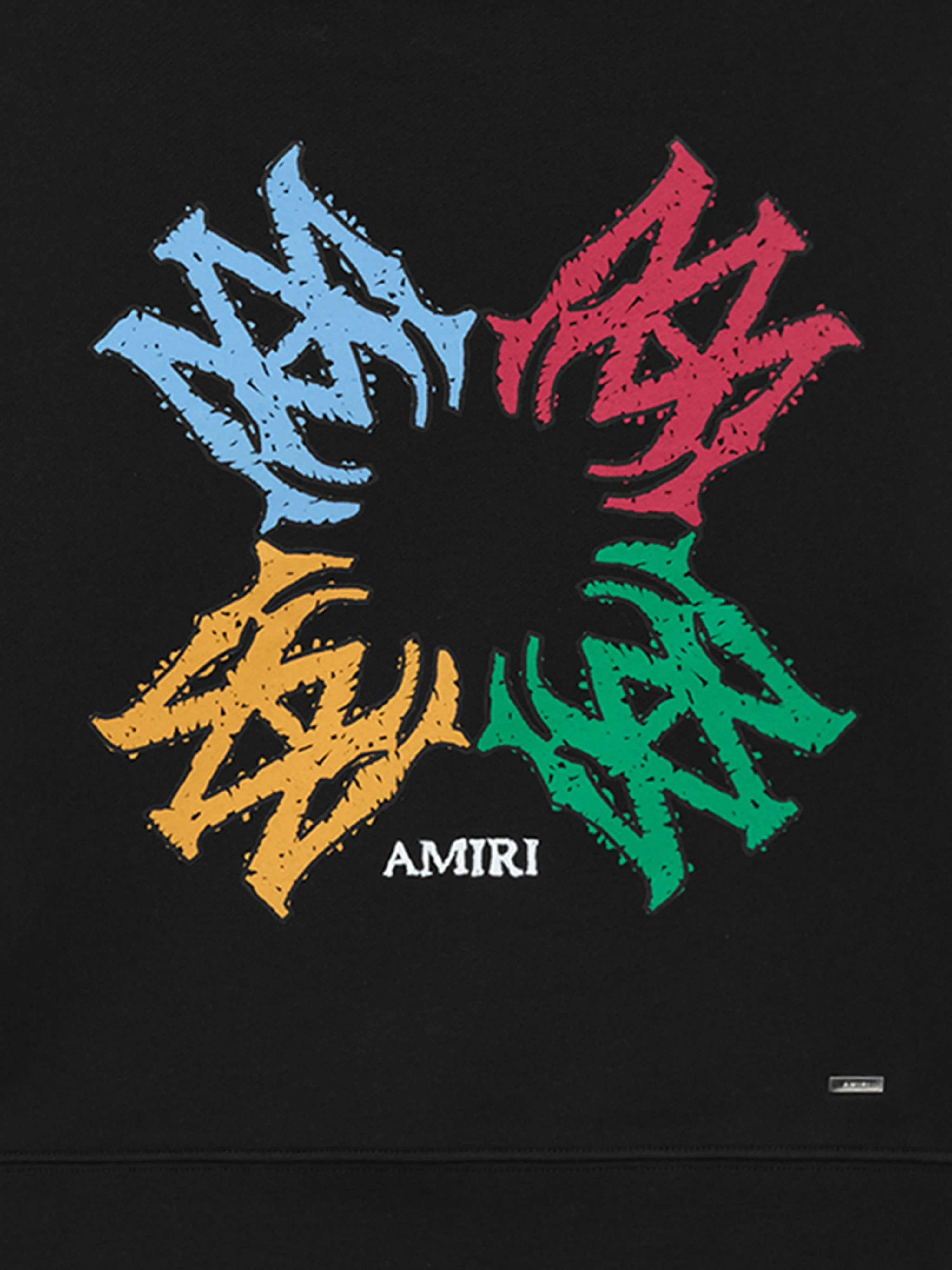 Kids MA Quad Scribble Sweatshirt in Schwarz
