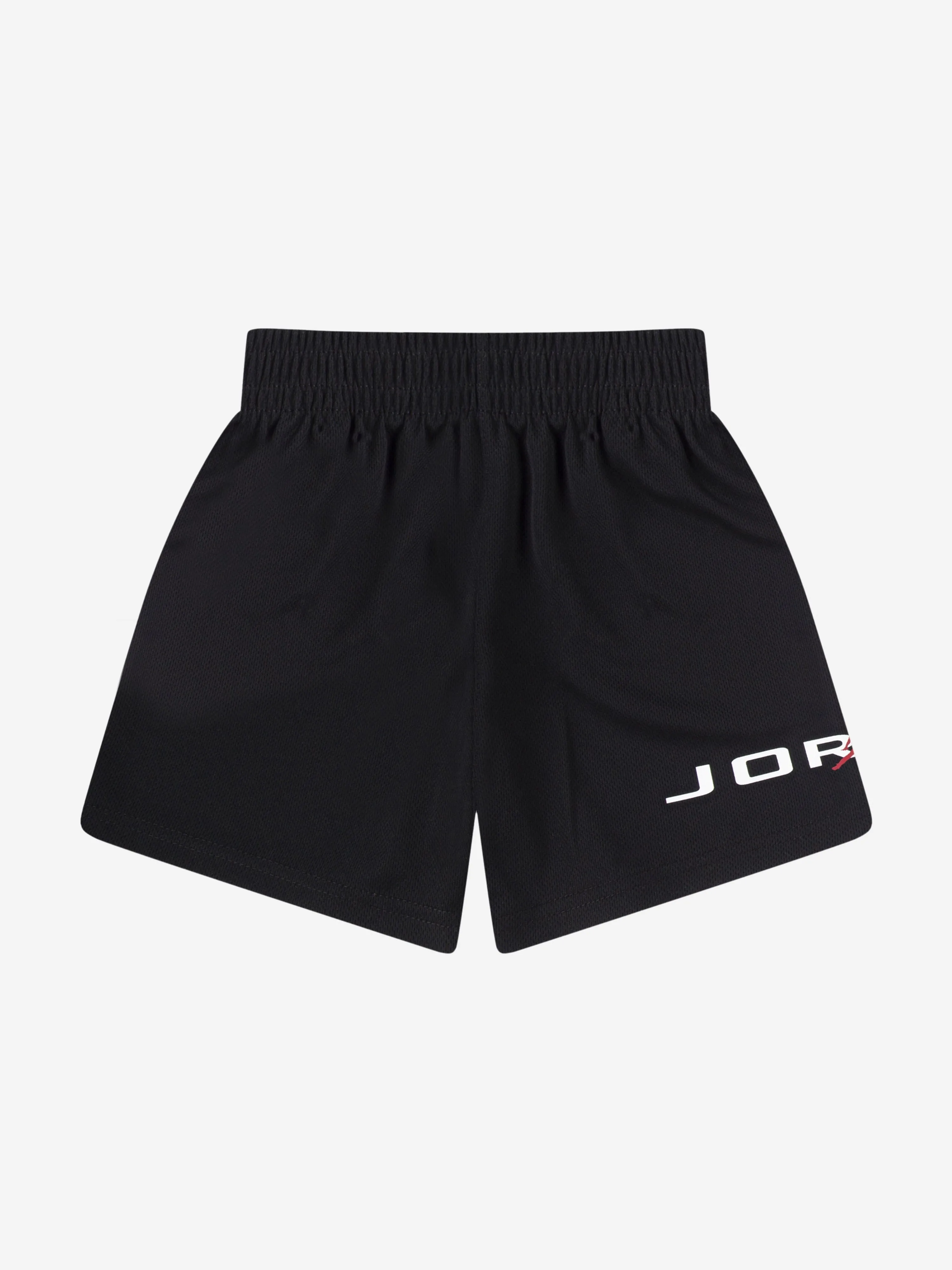 Kids MJ Basis Mesh Kurzarm-Set in Schwarz