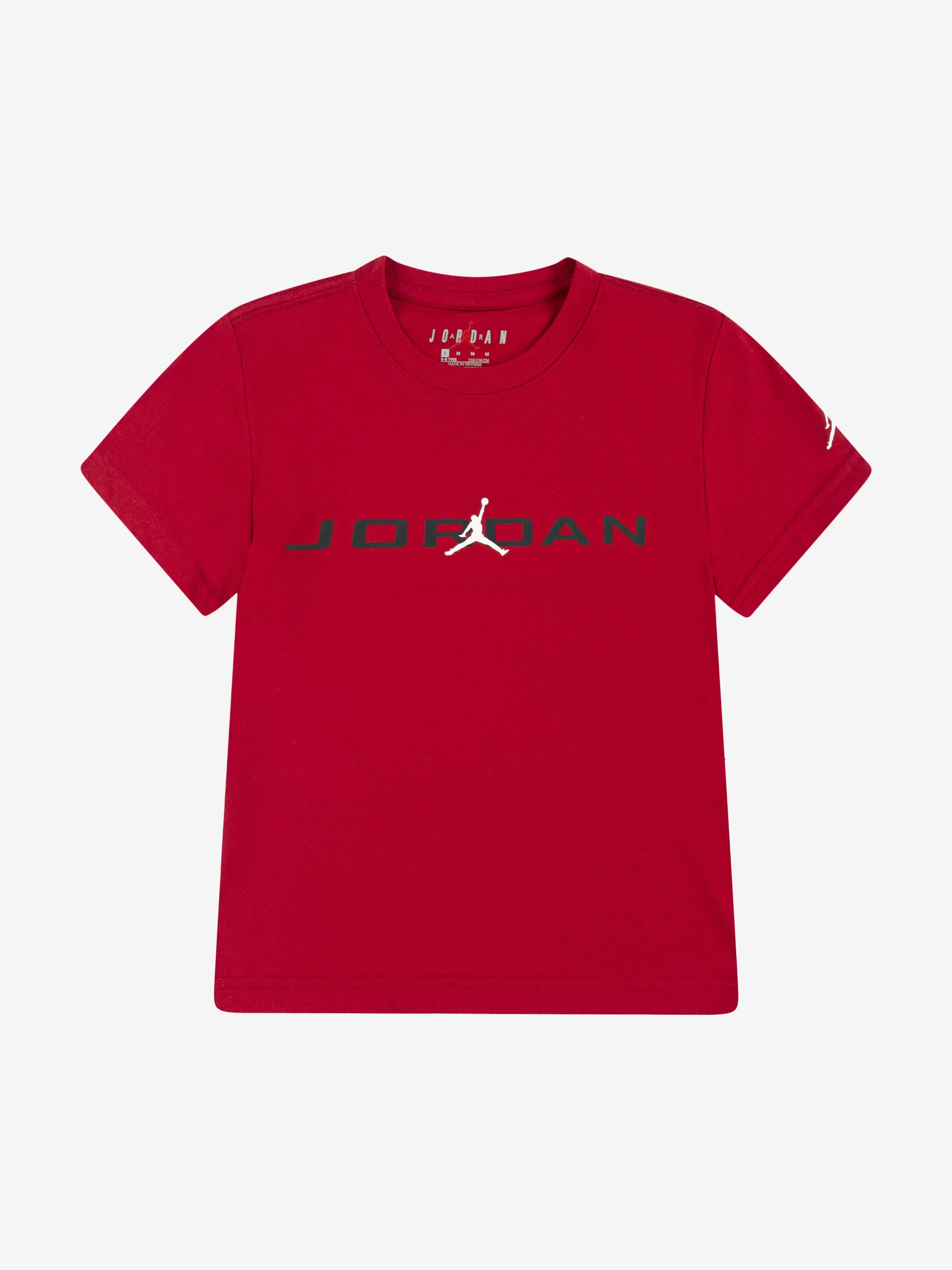 Kids MJ Basis Mesh Kurzarm-Set in Schwarz