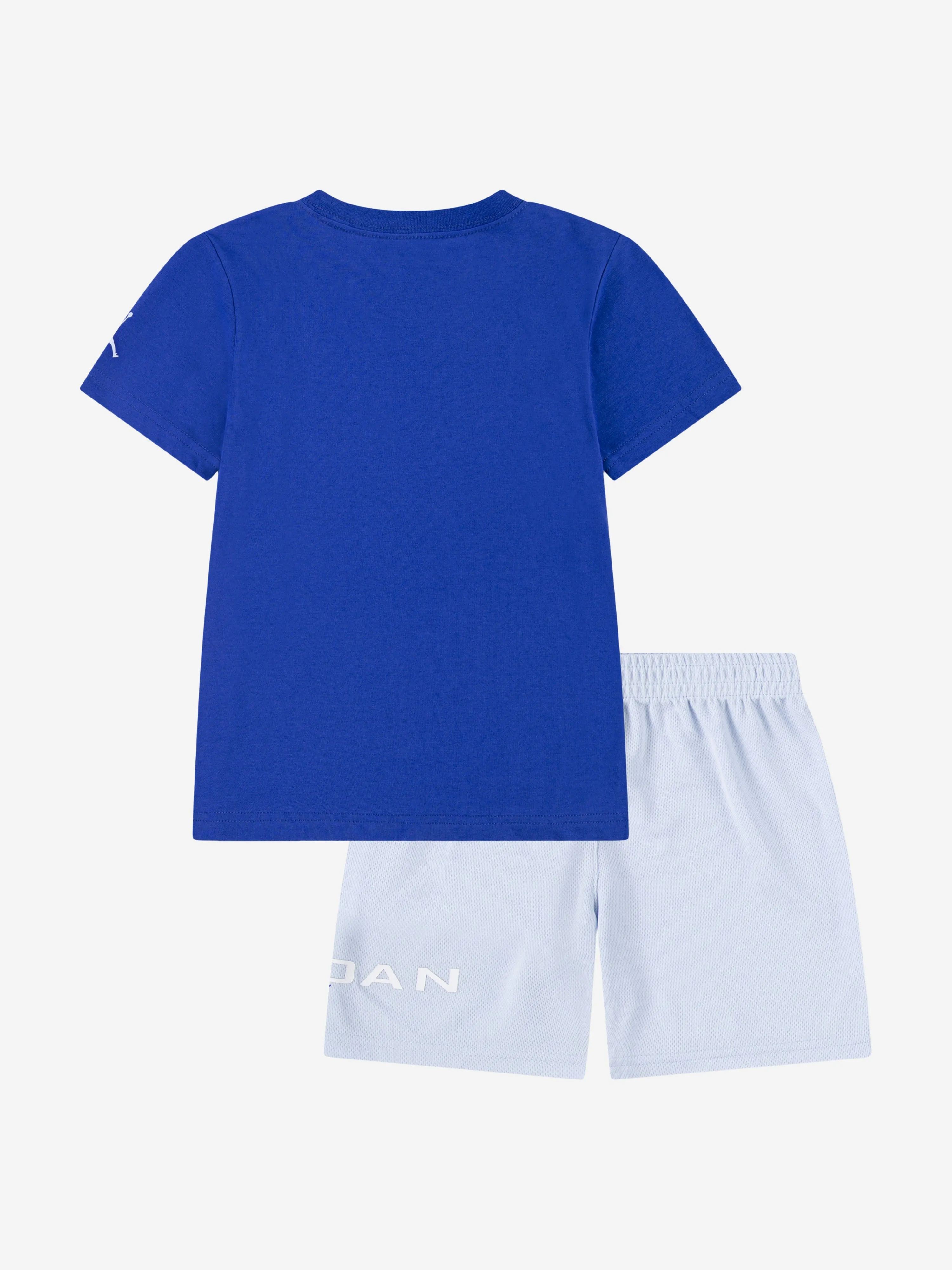Kids MJ Baseline Mesh Shorts-Set in Blau