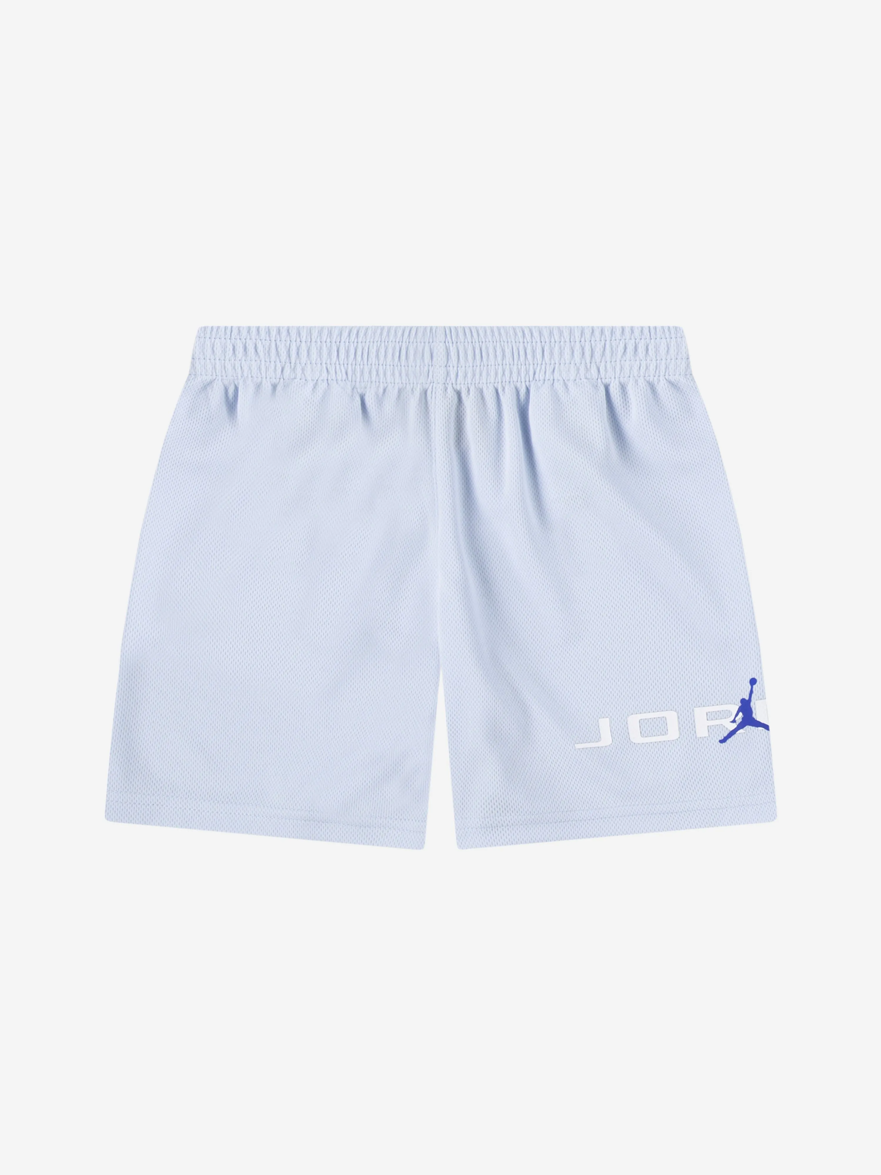 Kids MJ Baseline Mesh Shorts-Set in Blau