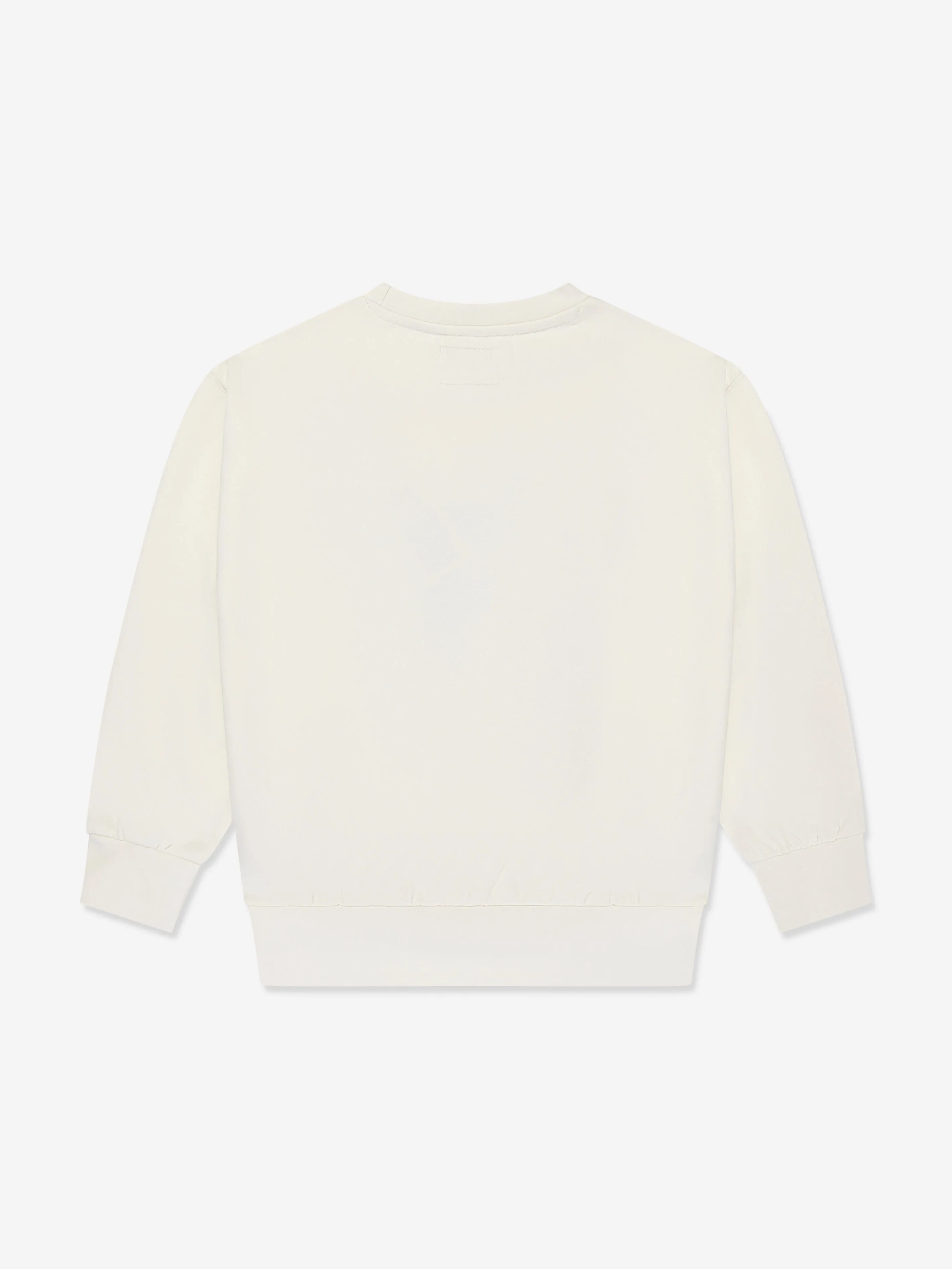 Kinder Übergroßes Aktives Sweatshirt in Weiß
