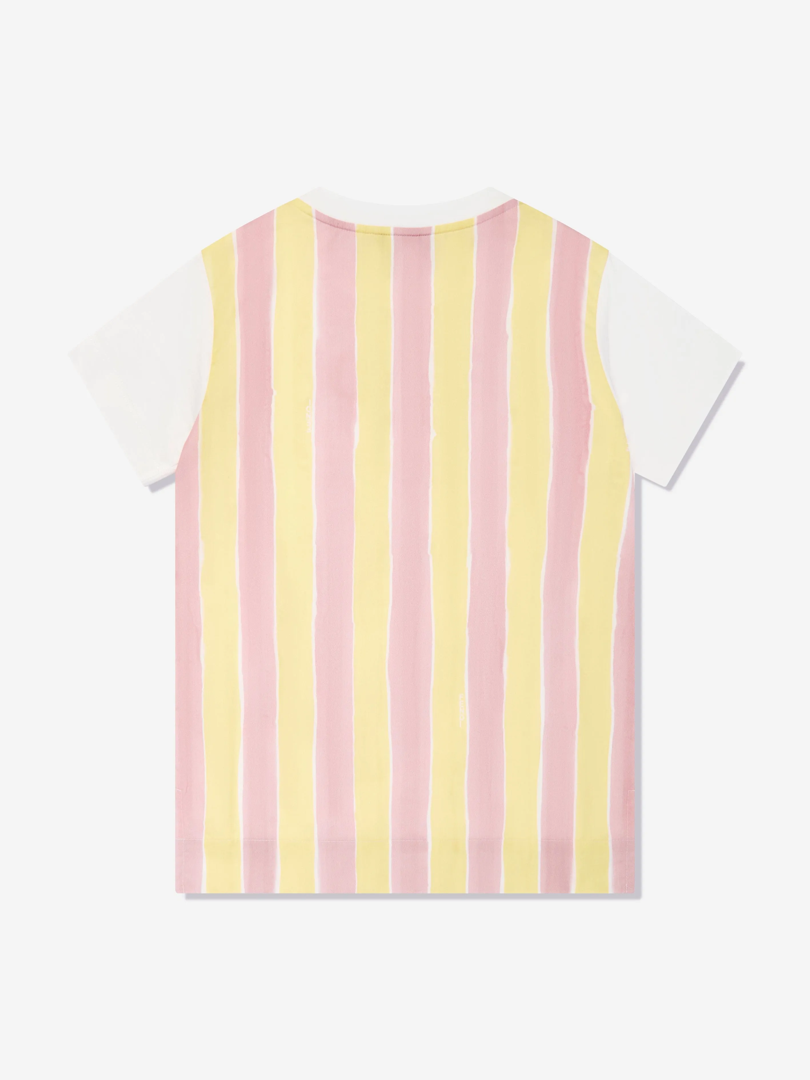 Kinder Pequin Print T-Shirt in Gelb