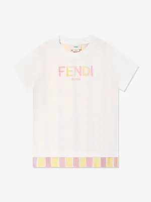 Kinder Pequin Print T-Shirt in Gelb