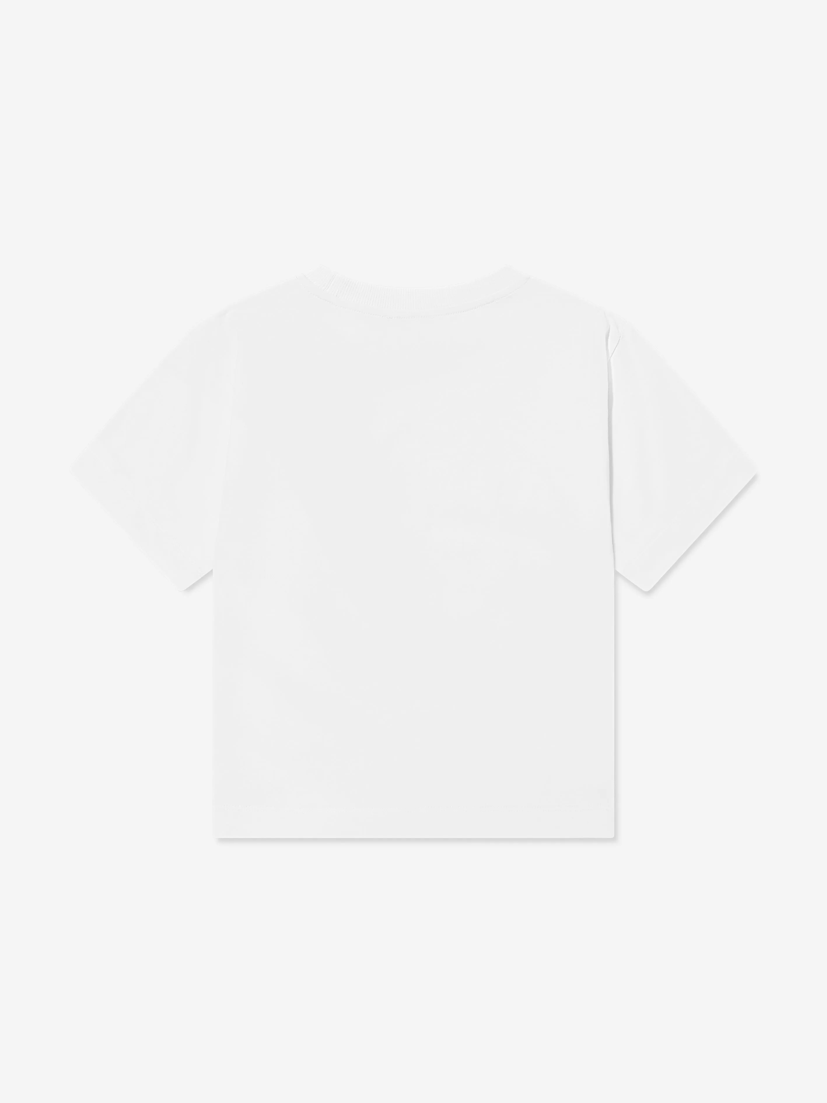 Kinder-T-Shirt mit Brusttasche in Weiß