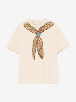 Kinder-Schalldruck T-Shirt in Beige