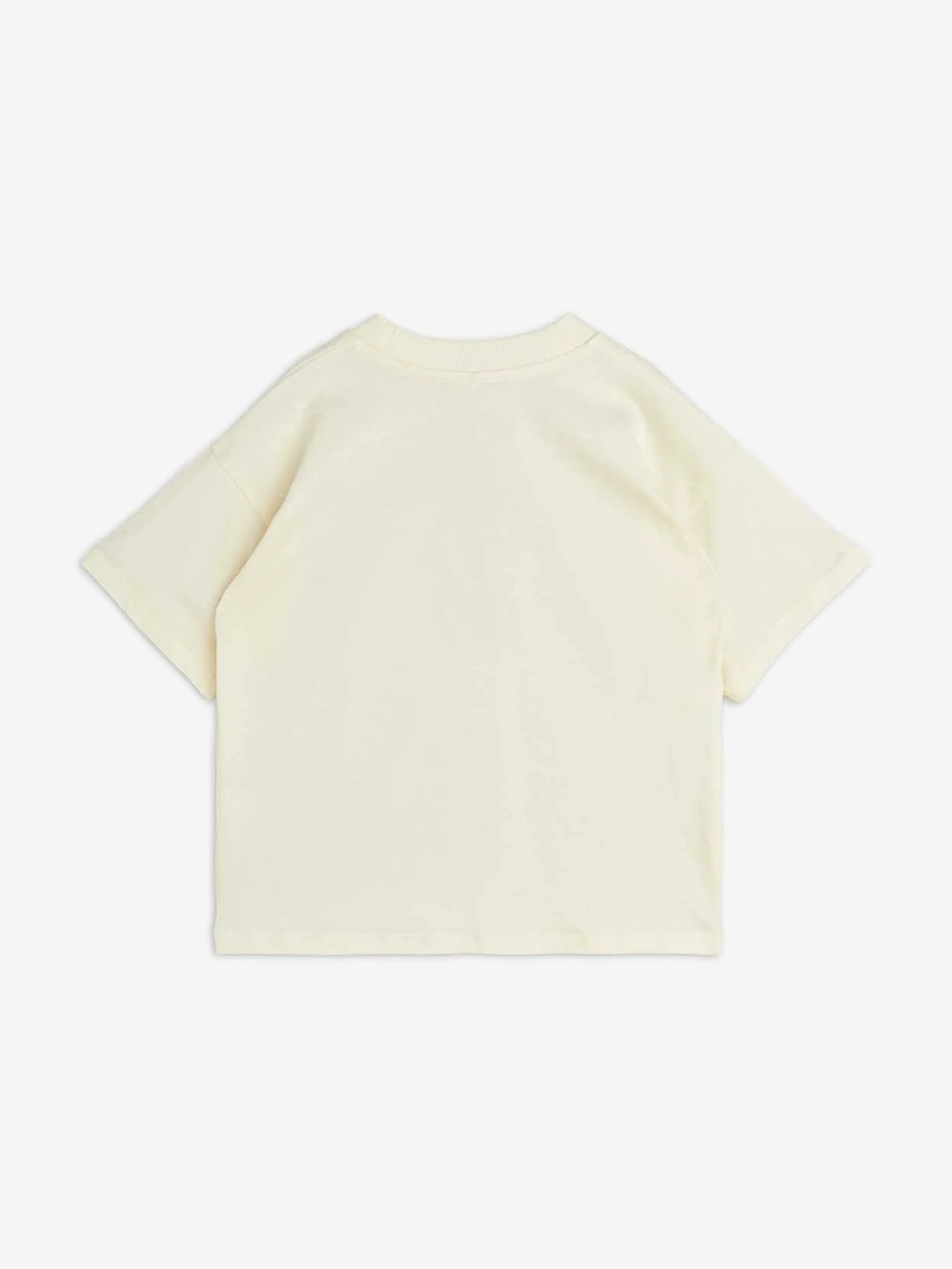 Kinder-Schal-Print T-Shirt in Weiß