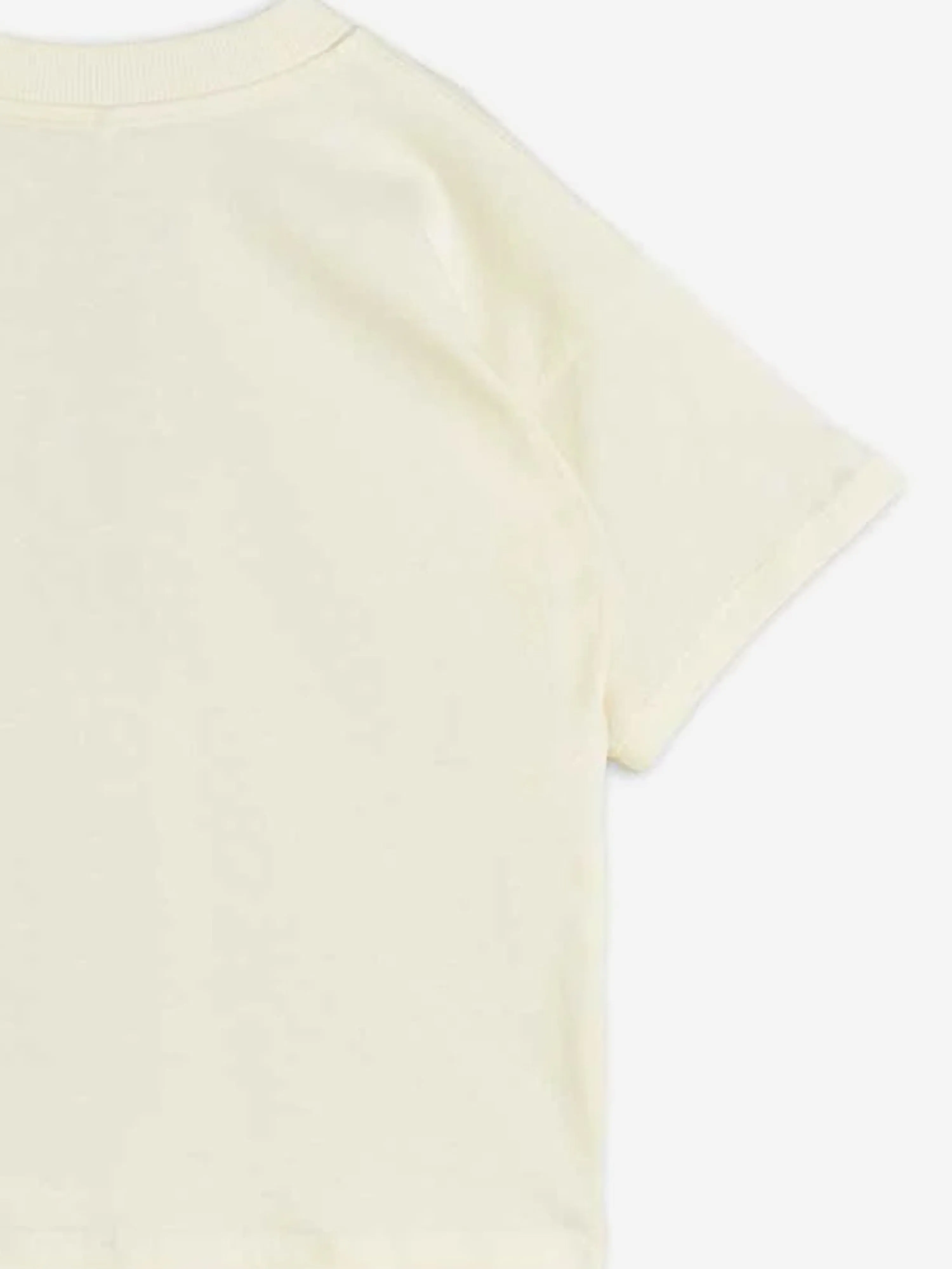 Kinder-Schal-Print T-Shirt in Weiß