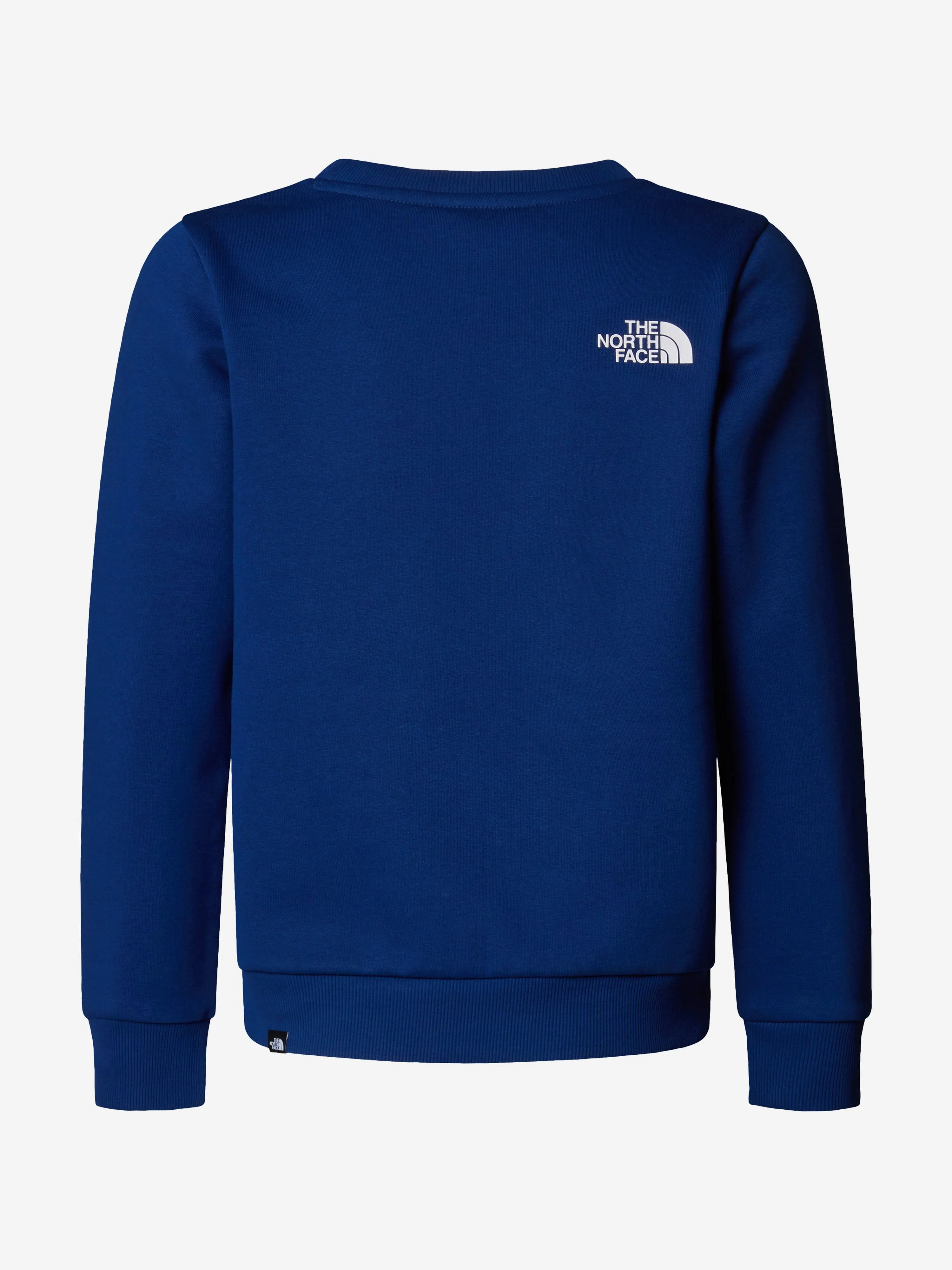 Einfaches Sweatshirt mit Rundhalsausschnitt für Kinder in Blau