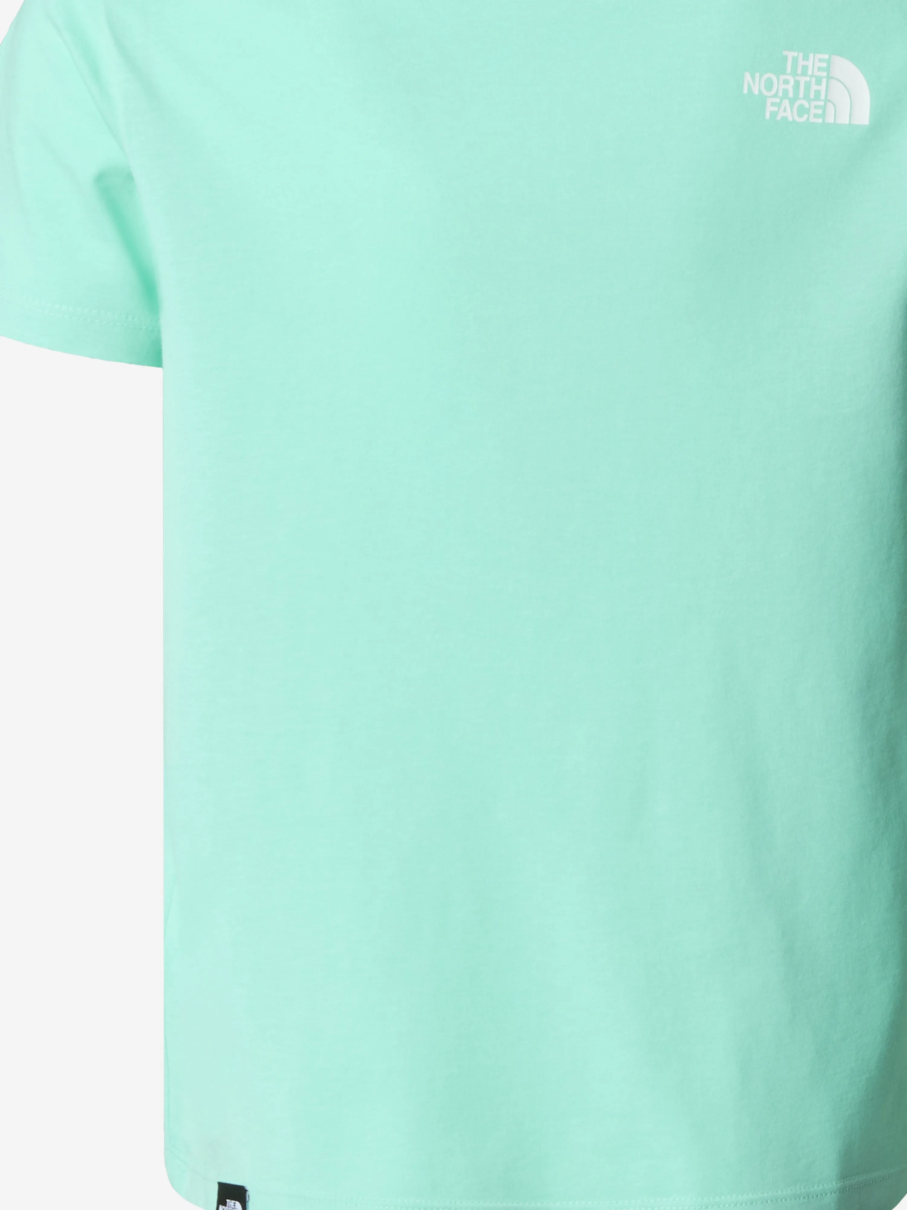 Einfaches Kinder-T-Shirt mit Rundhalsausschnitt in Grün