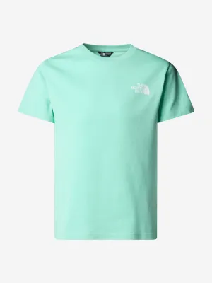 Einfaches Kinder-T-Shirt mit Rundhalsausschnitt in Grün