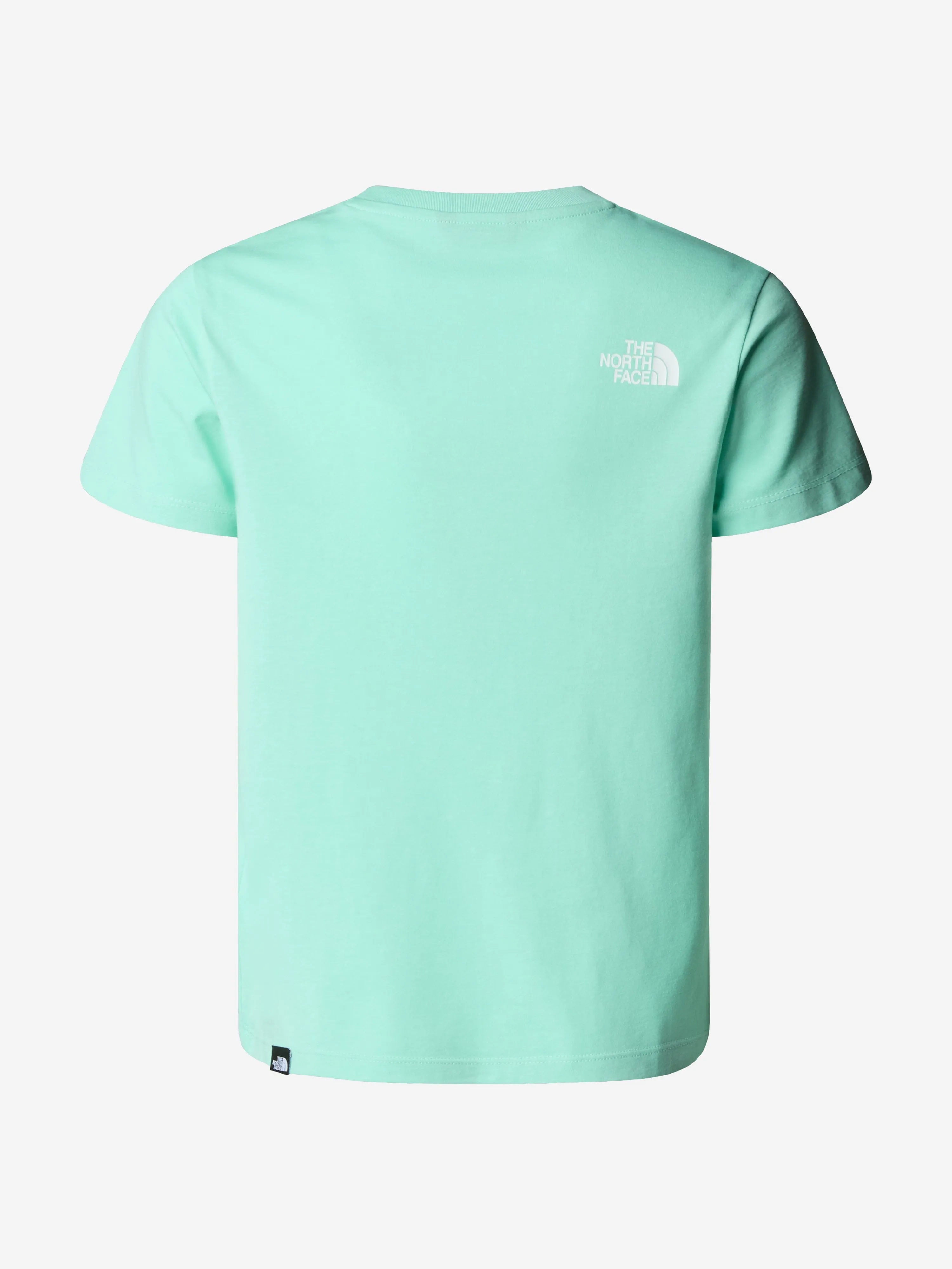 Einfaches Kinder-T-Shirt mit Rundhalsausschnitt in Grün