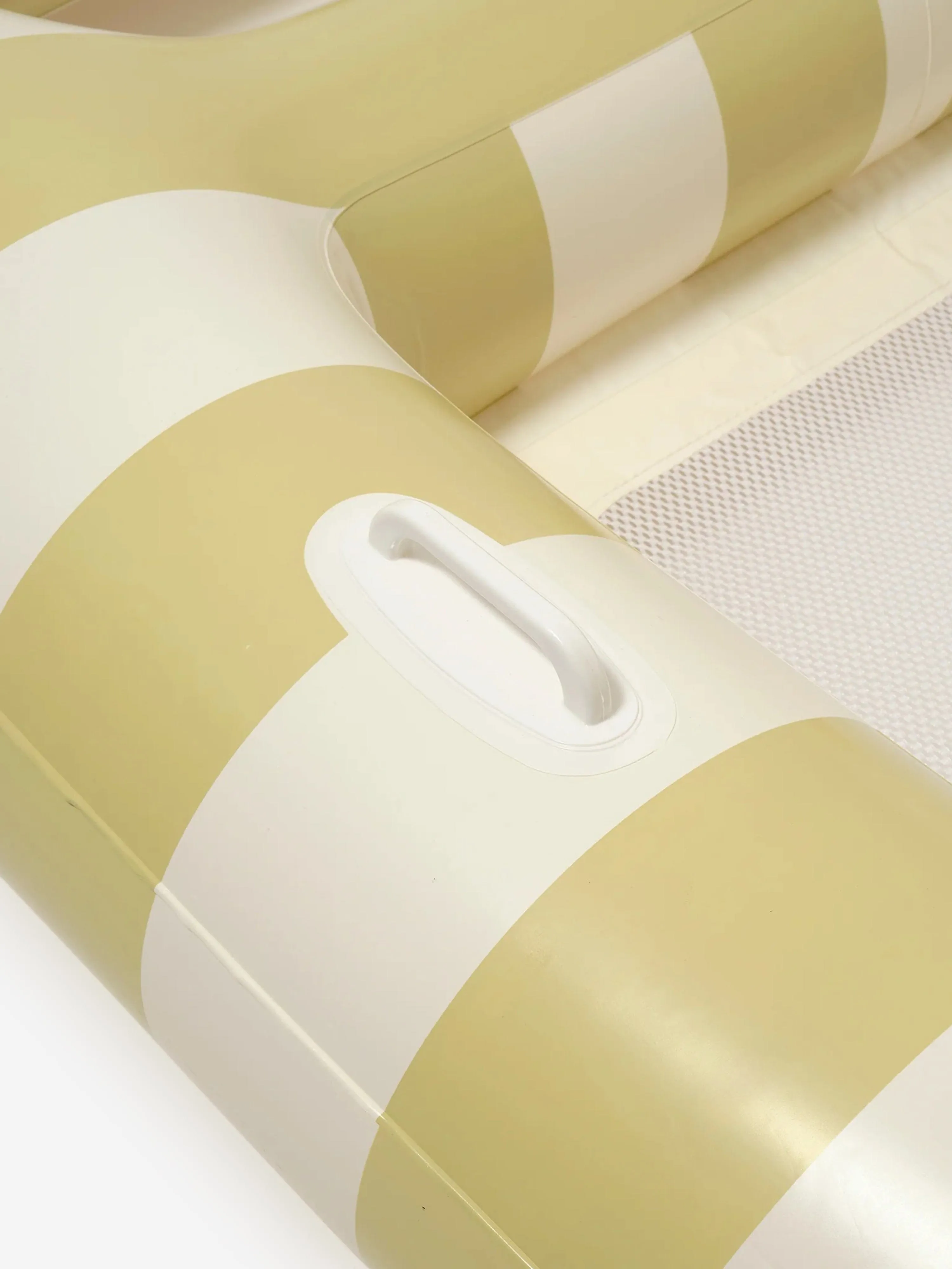 Kinder Gestreifte Doppel Hängematte Casa in Beige (220cm)