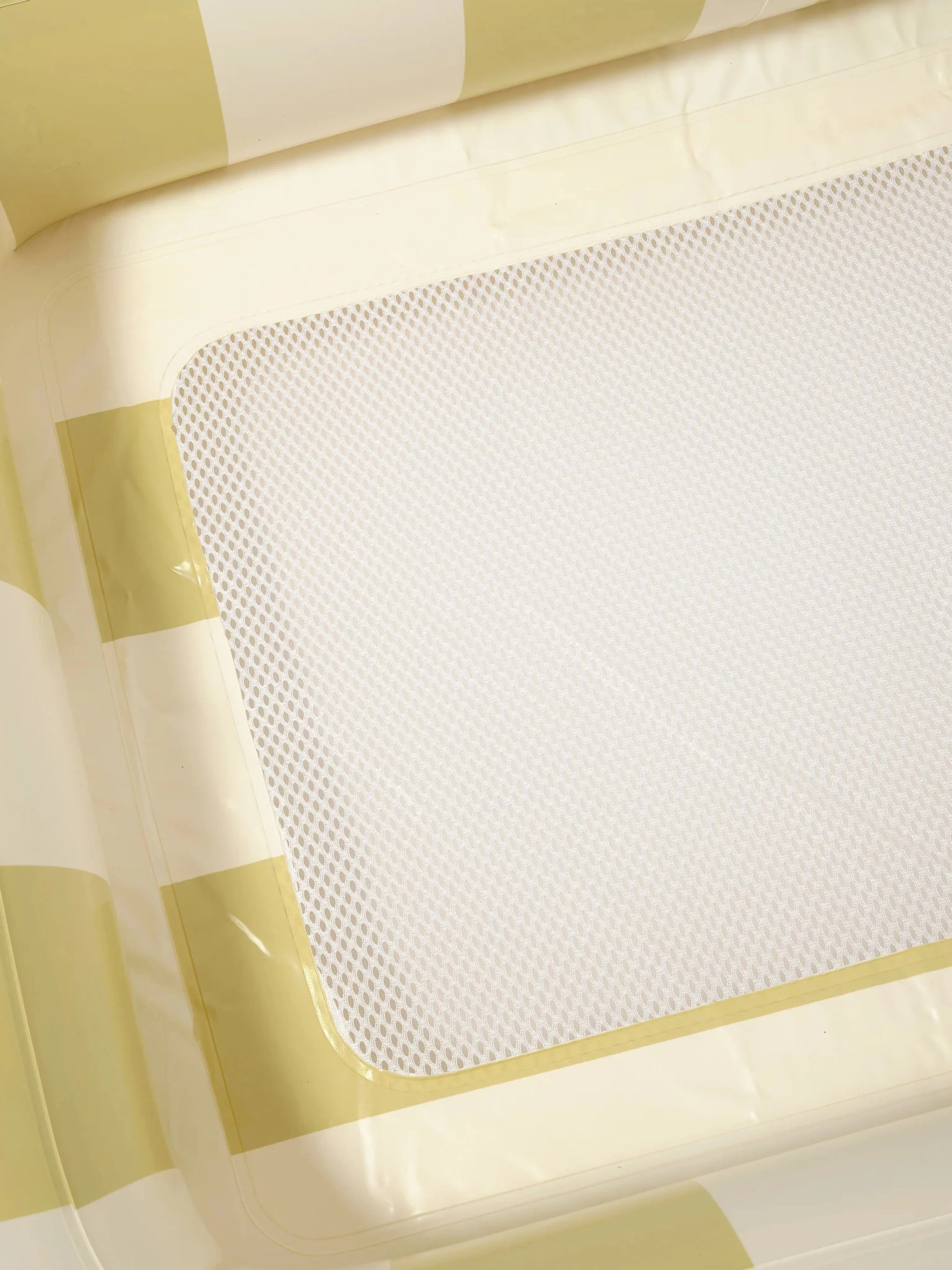 Kinder Gestreifte Doppel Hängematte Casa in Beige (220cm)