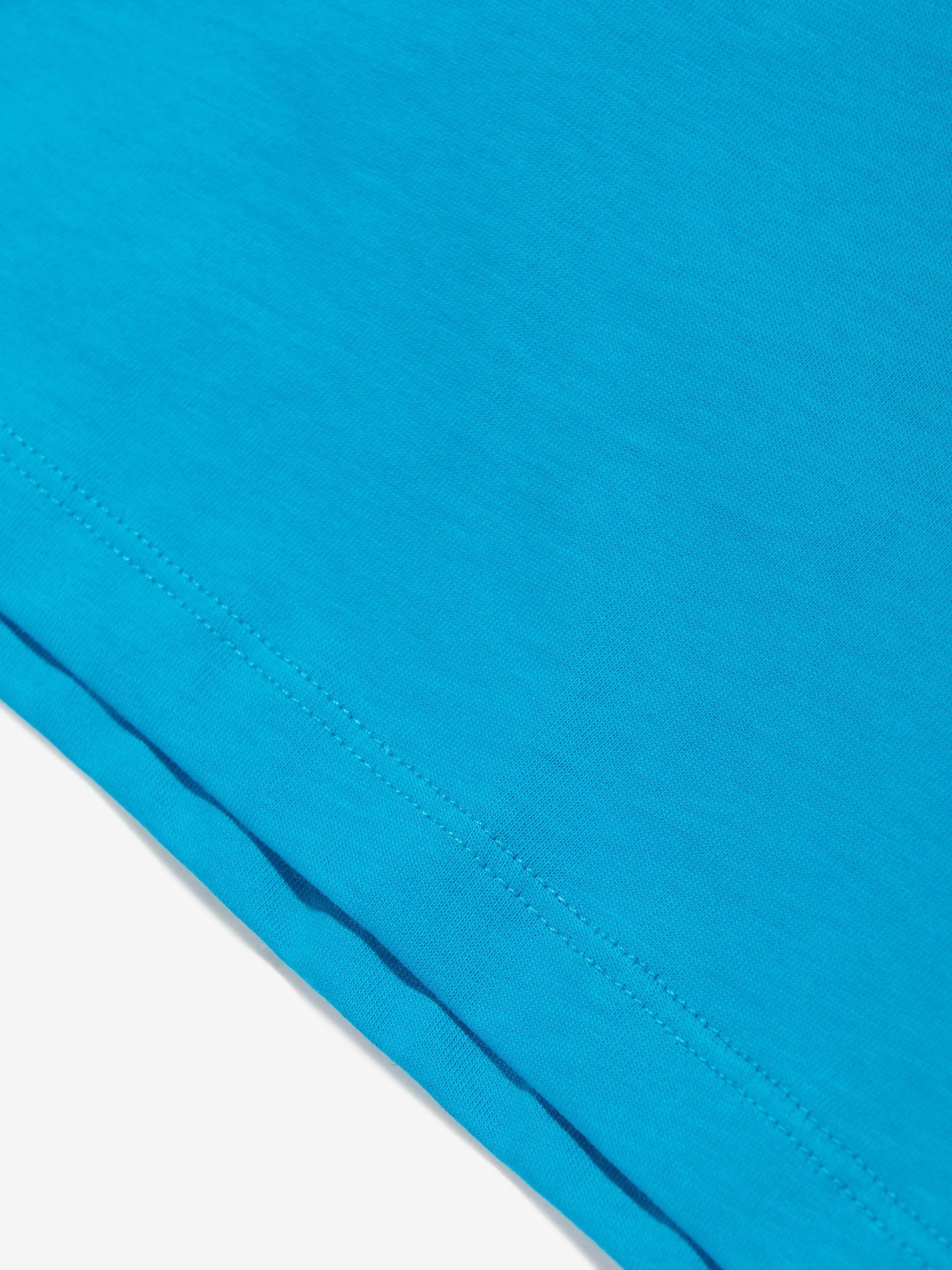 Kinder Teddybär Logo T-Shirt in Blau