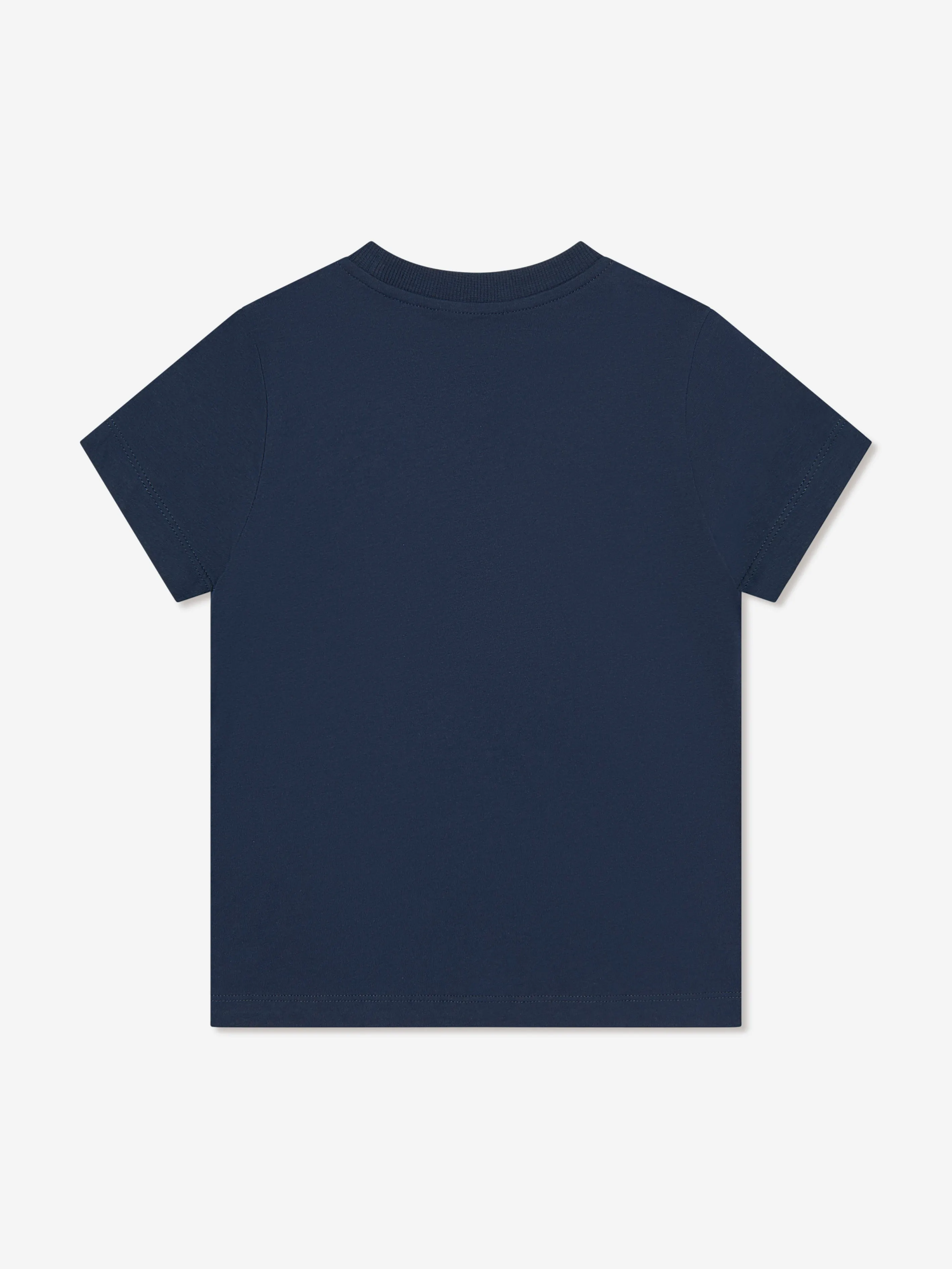 Kinder-Teddybär-Logo-T-Shirt in Marineblau