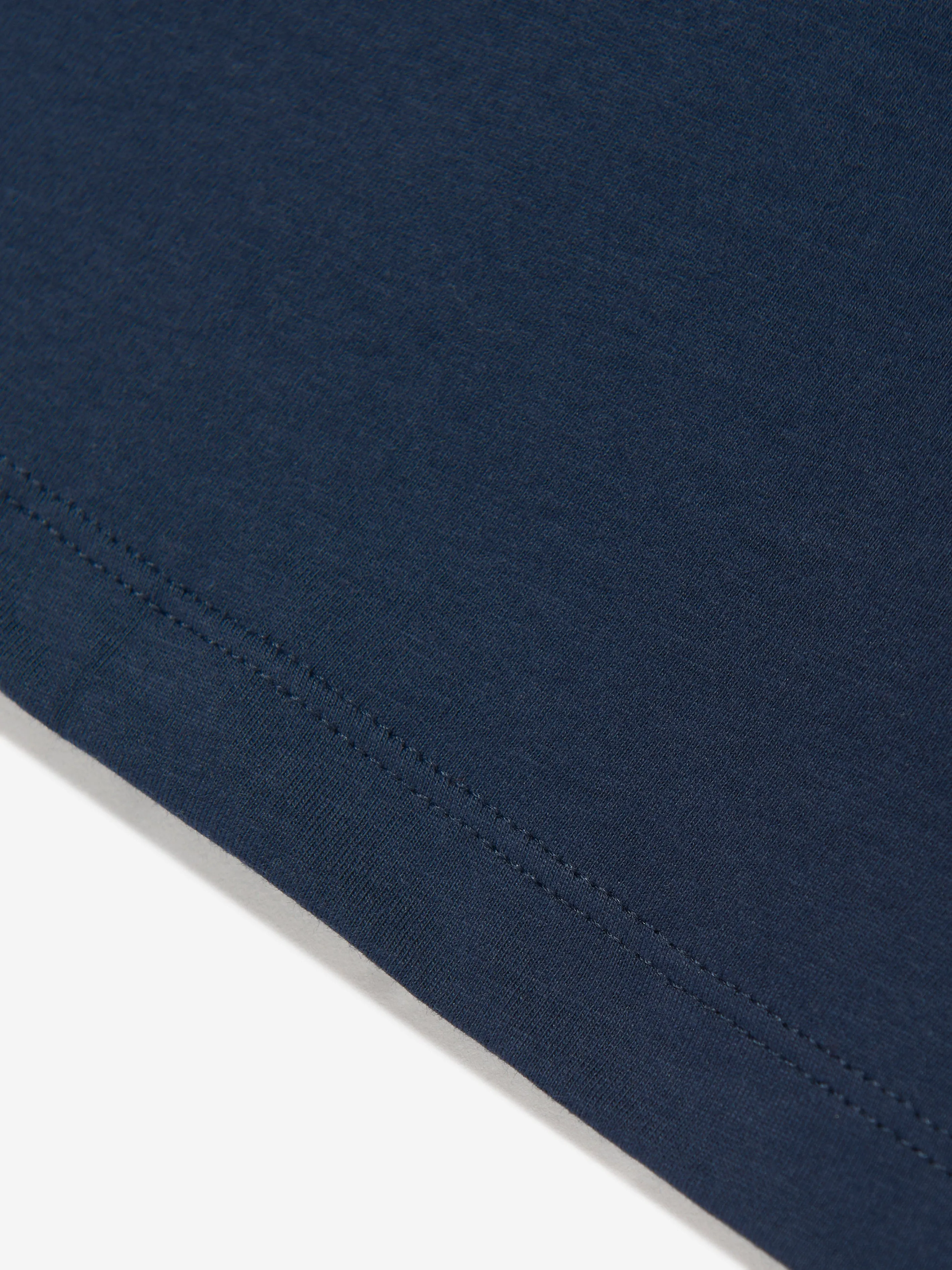 Kinder-Teddybär-Logo-T-Shirt in Marineblau